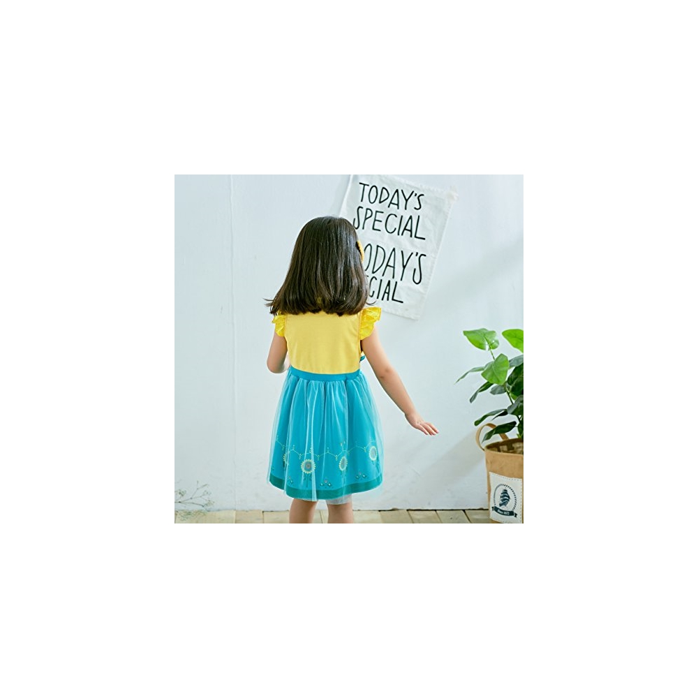 Blue Pinafore Denim Dress