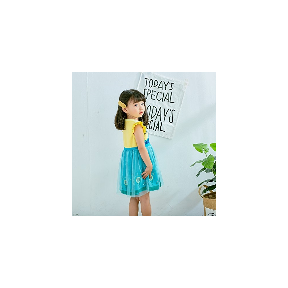 Blue Pinafore Denim Dress