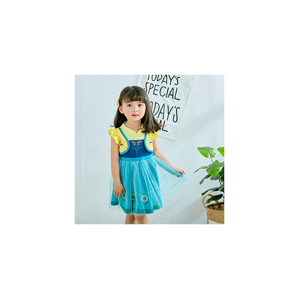 Blue Pinafore Denim Dress