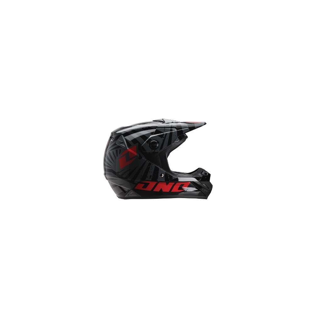 Casco para moto color negro y rojo SIXSIXONE