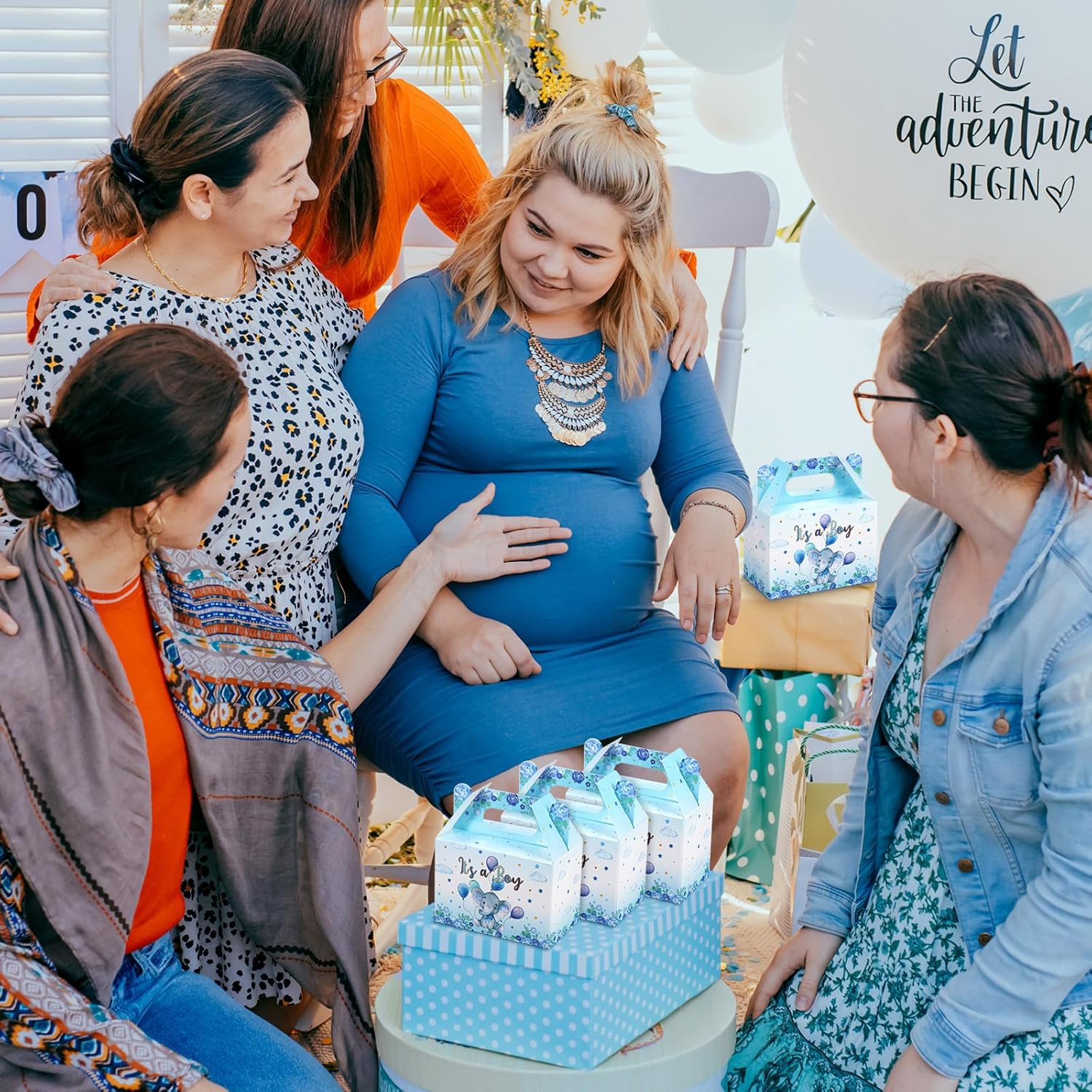 Blue Pinafore Denim Dress