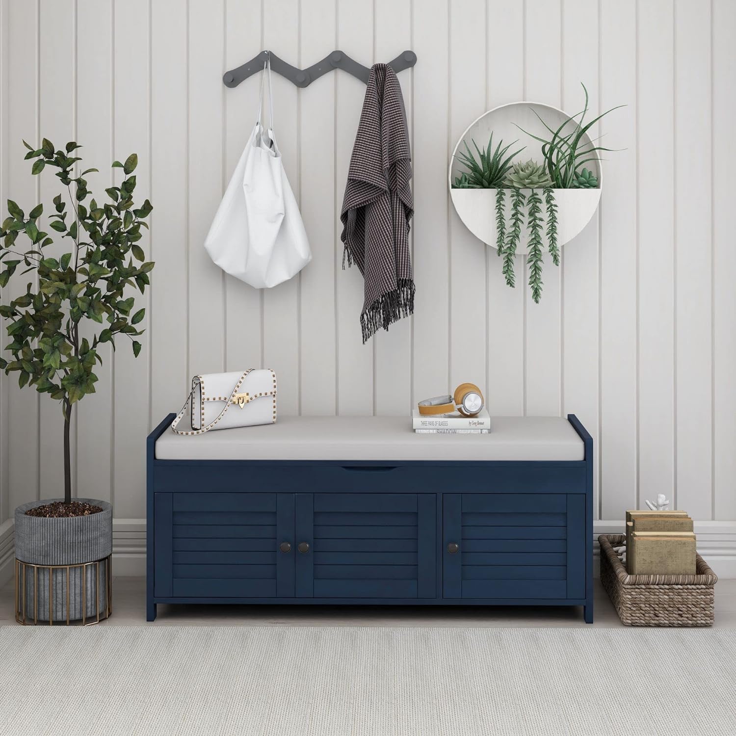 Blue Pinafore Denim Dress