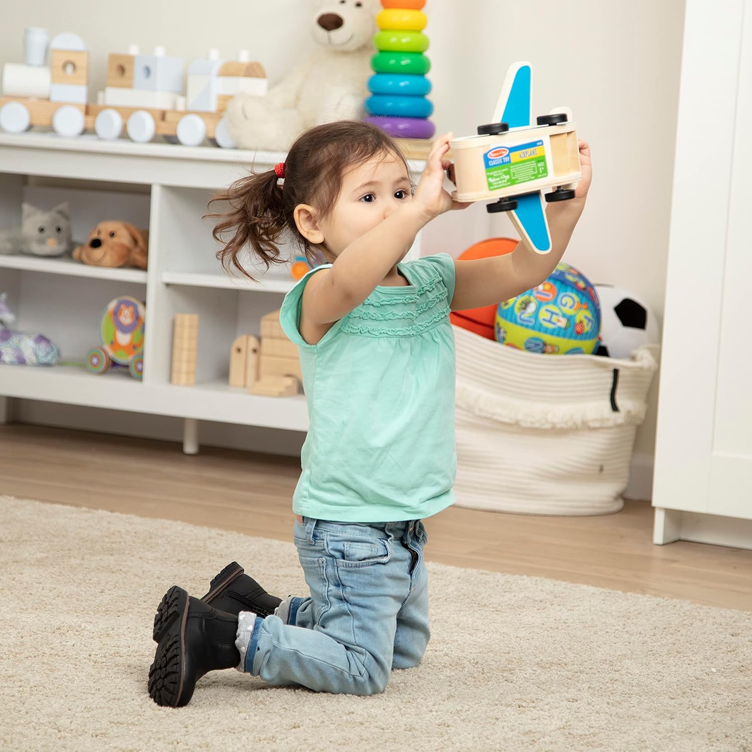 Blue Pinafore Denim Dress