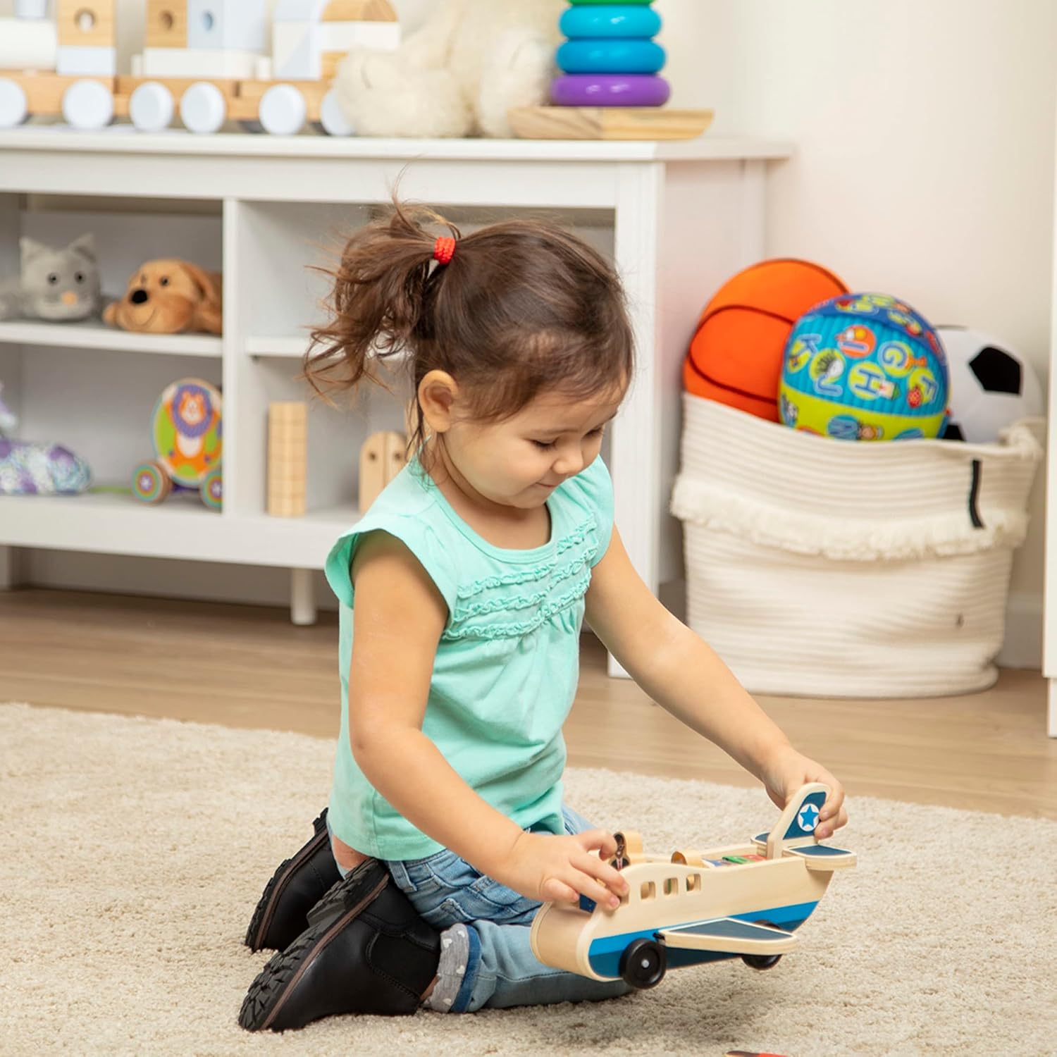 Blue Pinafore Denim Dress