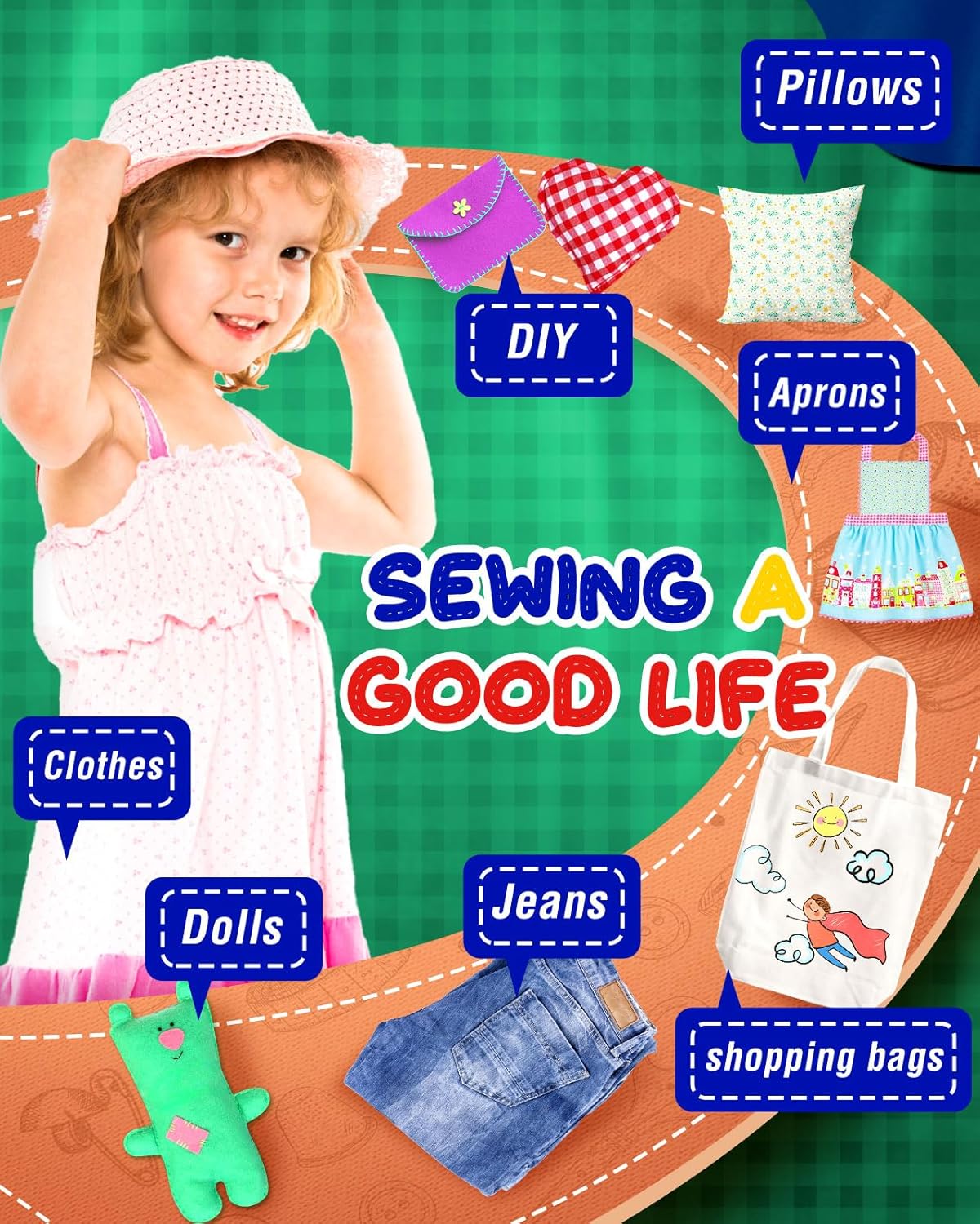 Blue Pinafore Denim Dress
