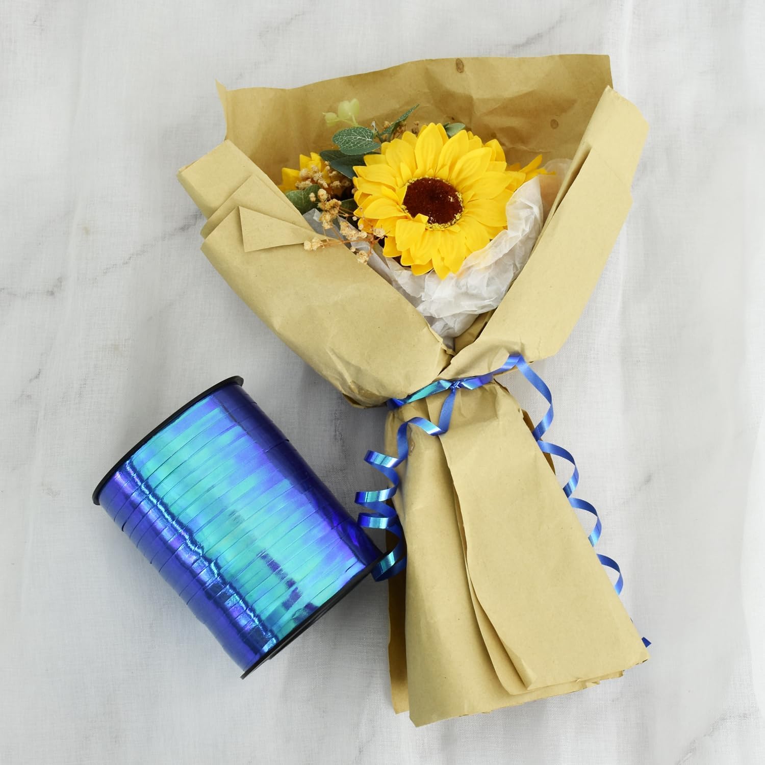 Blue Pinafore Denim Dress