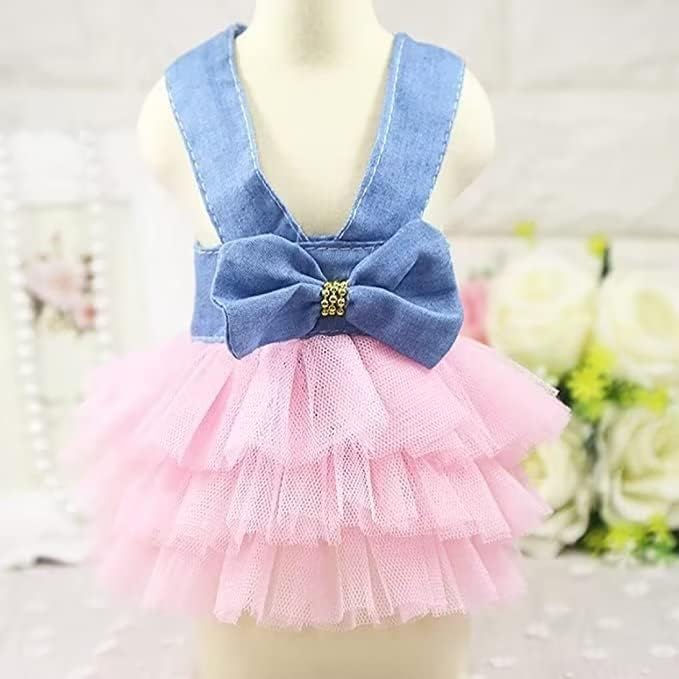 Blue Pinafore Denim Dress