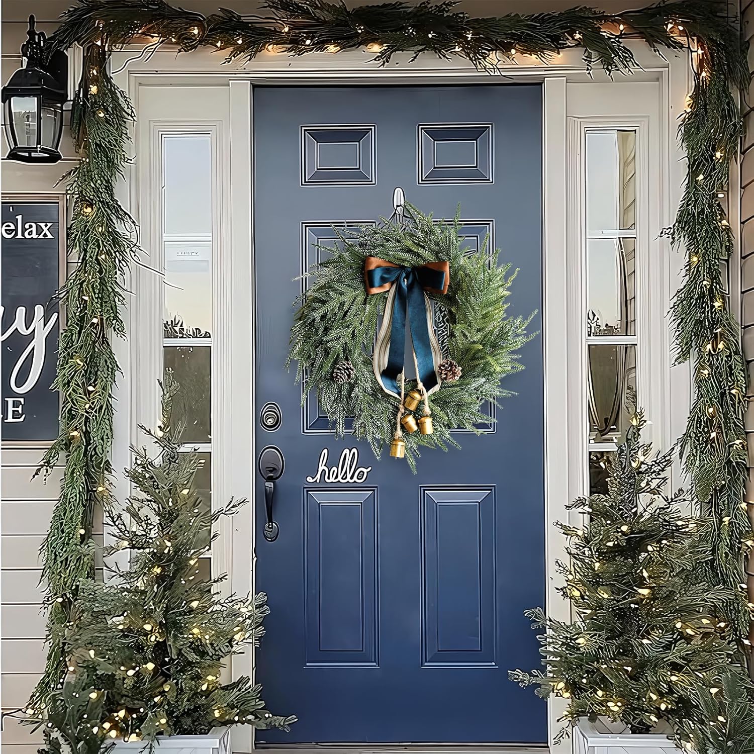 Blue Pinafore Denim Dress