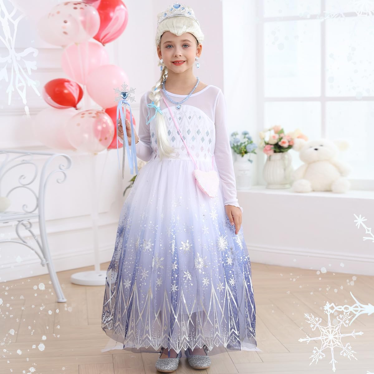 Blue Pinafore Denim Dress