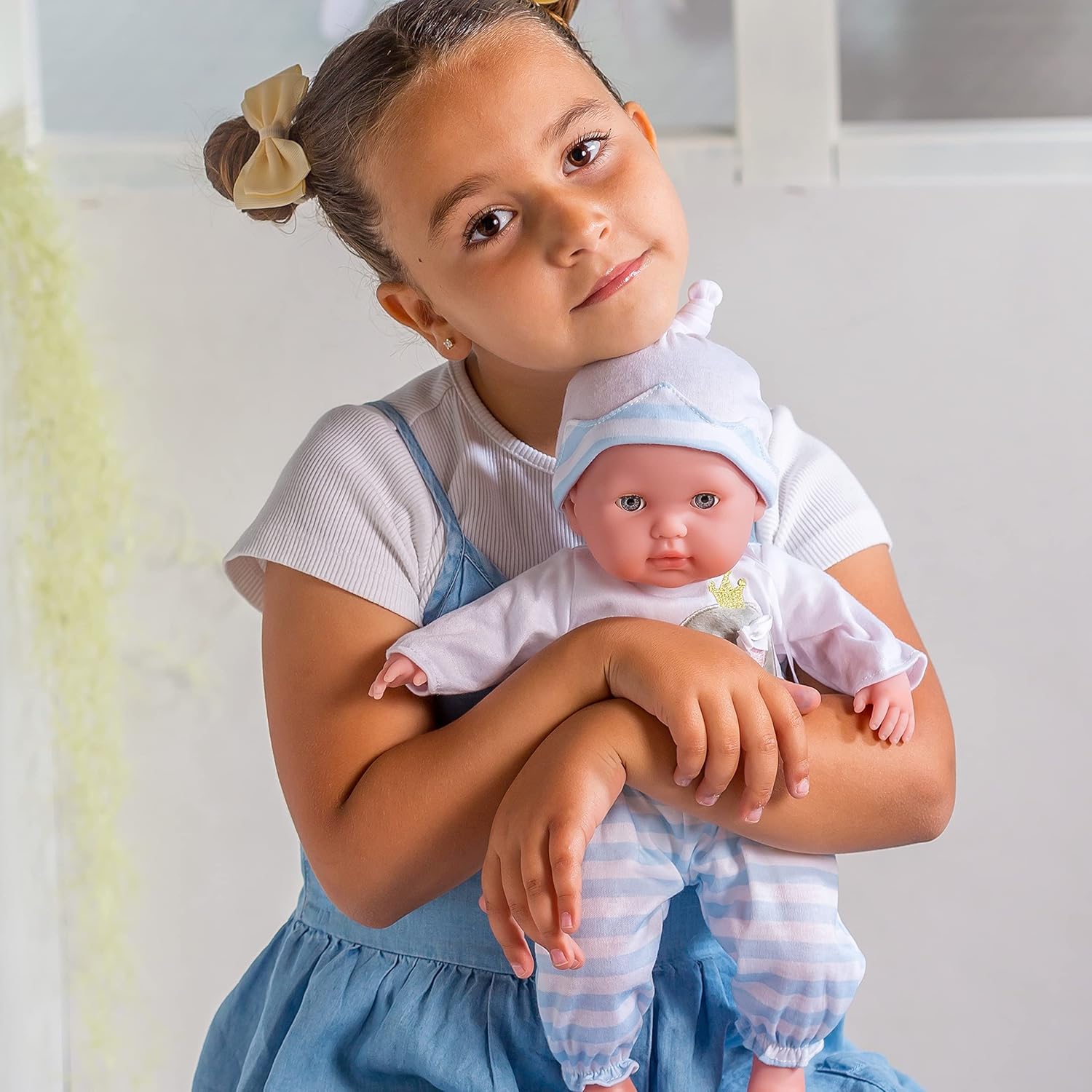 Blue Pinafore Denim Dress