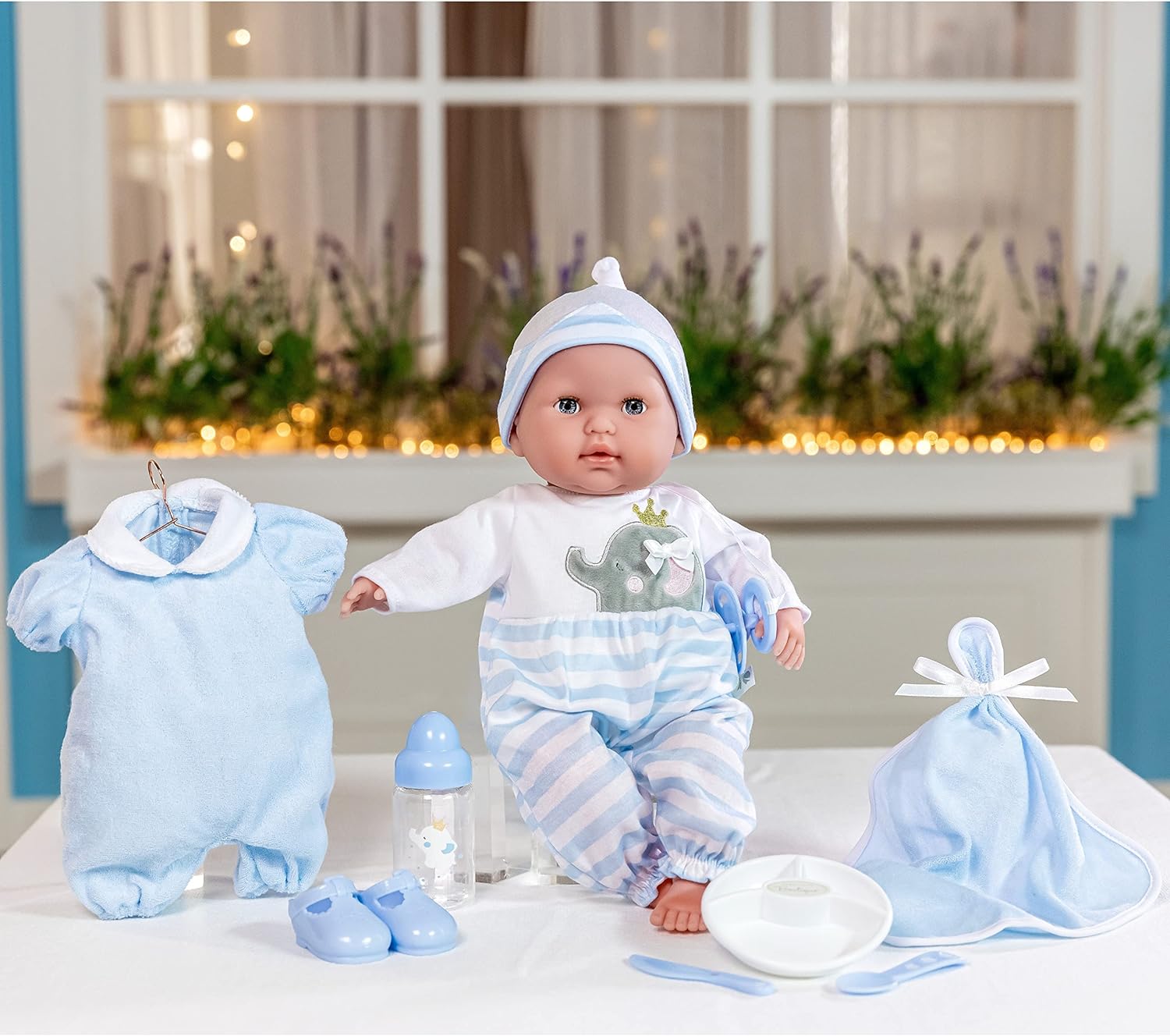 Blue Pinafore Denim Dress