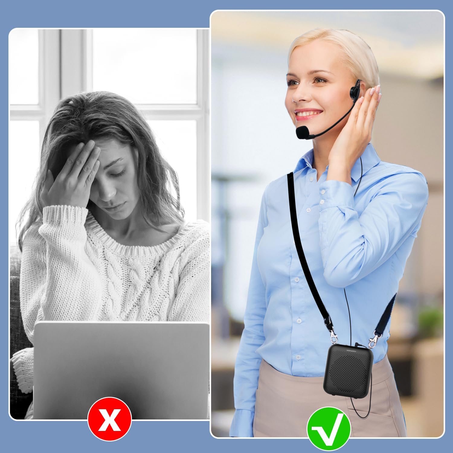 Blue Pinafore Denim Dress