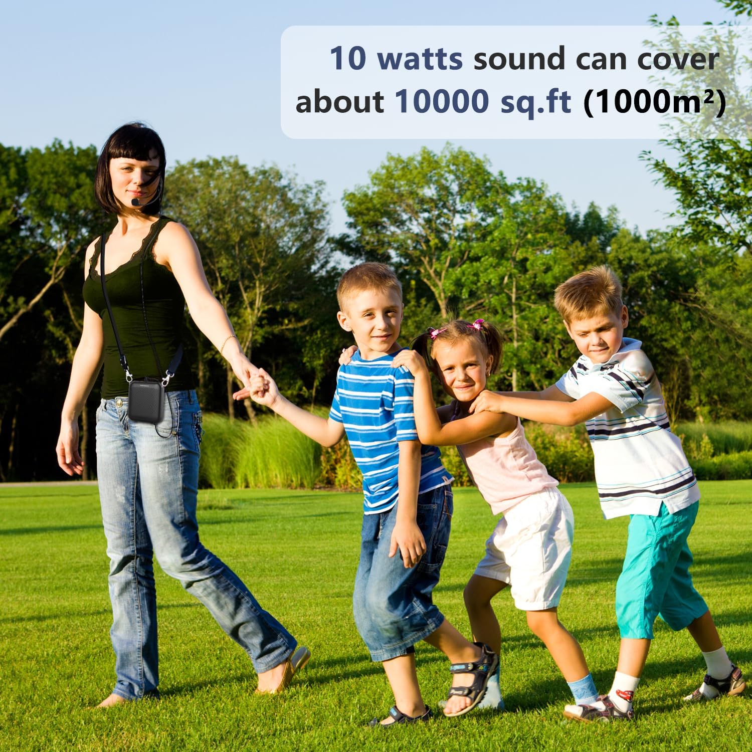 Blue Pinafore Denim Dress