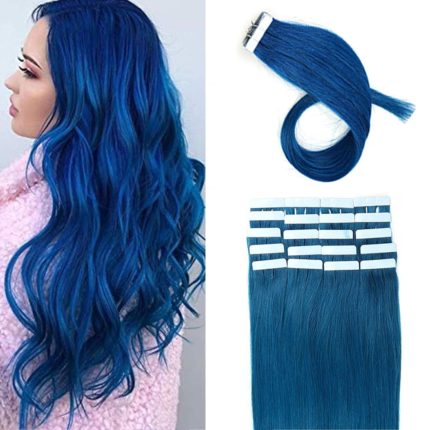 Blue Pinafore Denim Dress