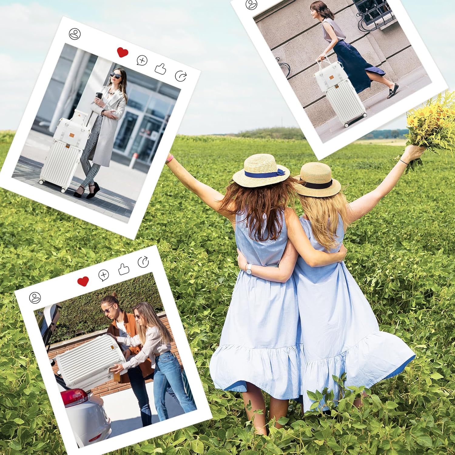 Blue Pinafore Denim Dress
