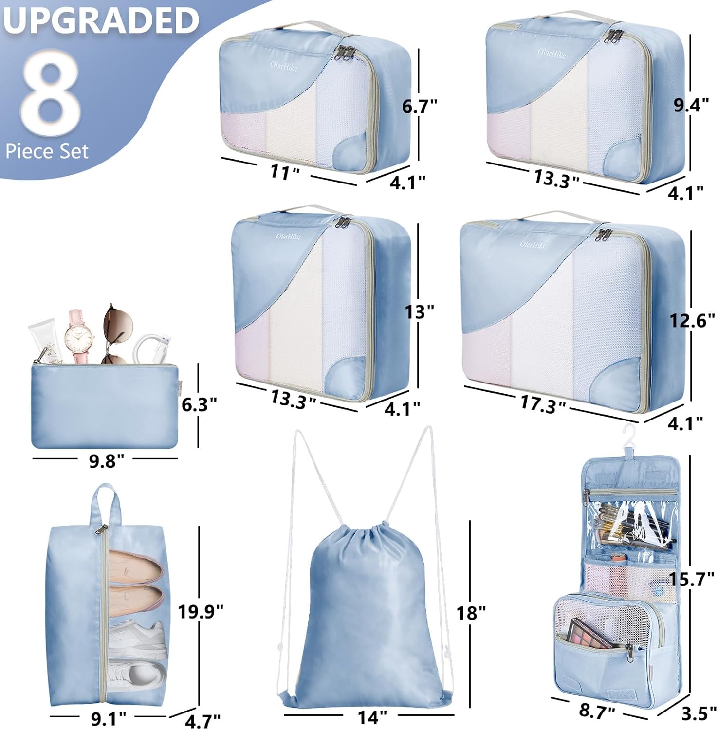 Blue Pinafore Denim Dress