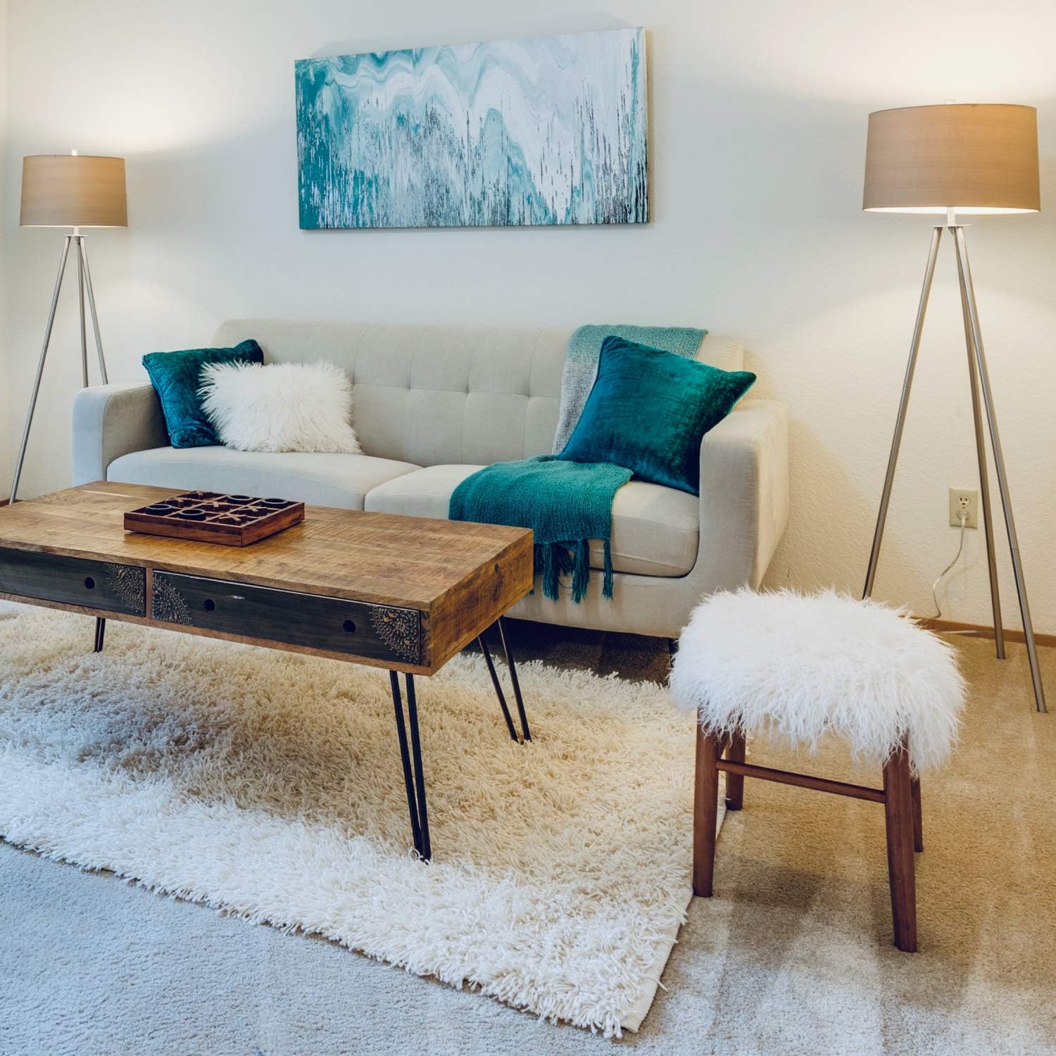 Blue Pinafore Denim Dress