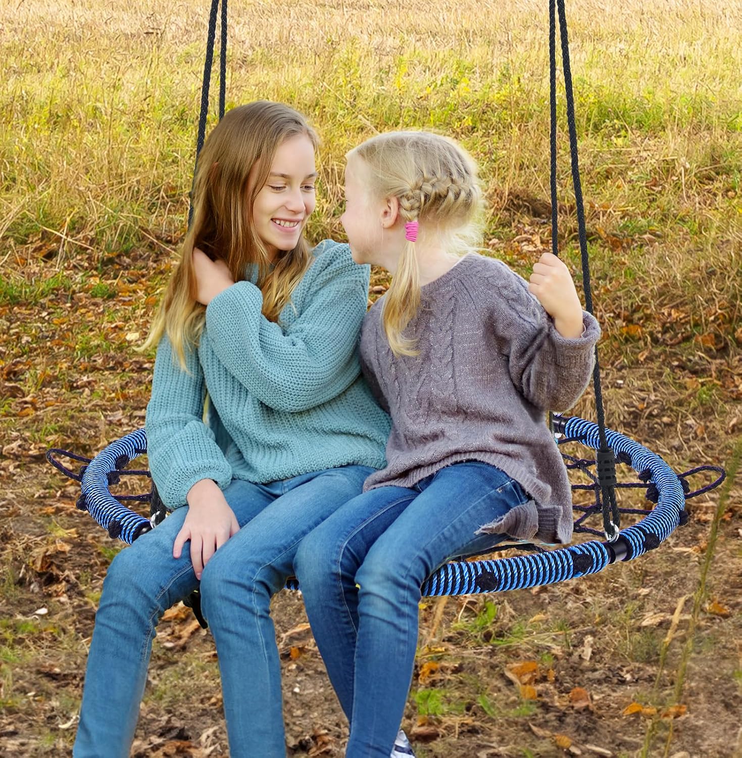 Blue Pinafore Denim Dress