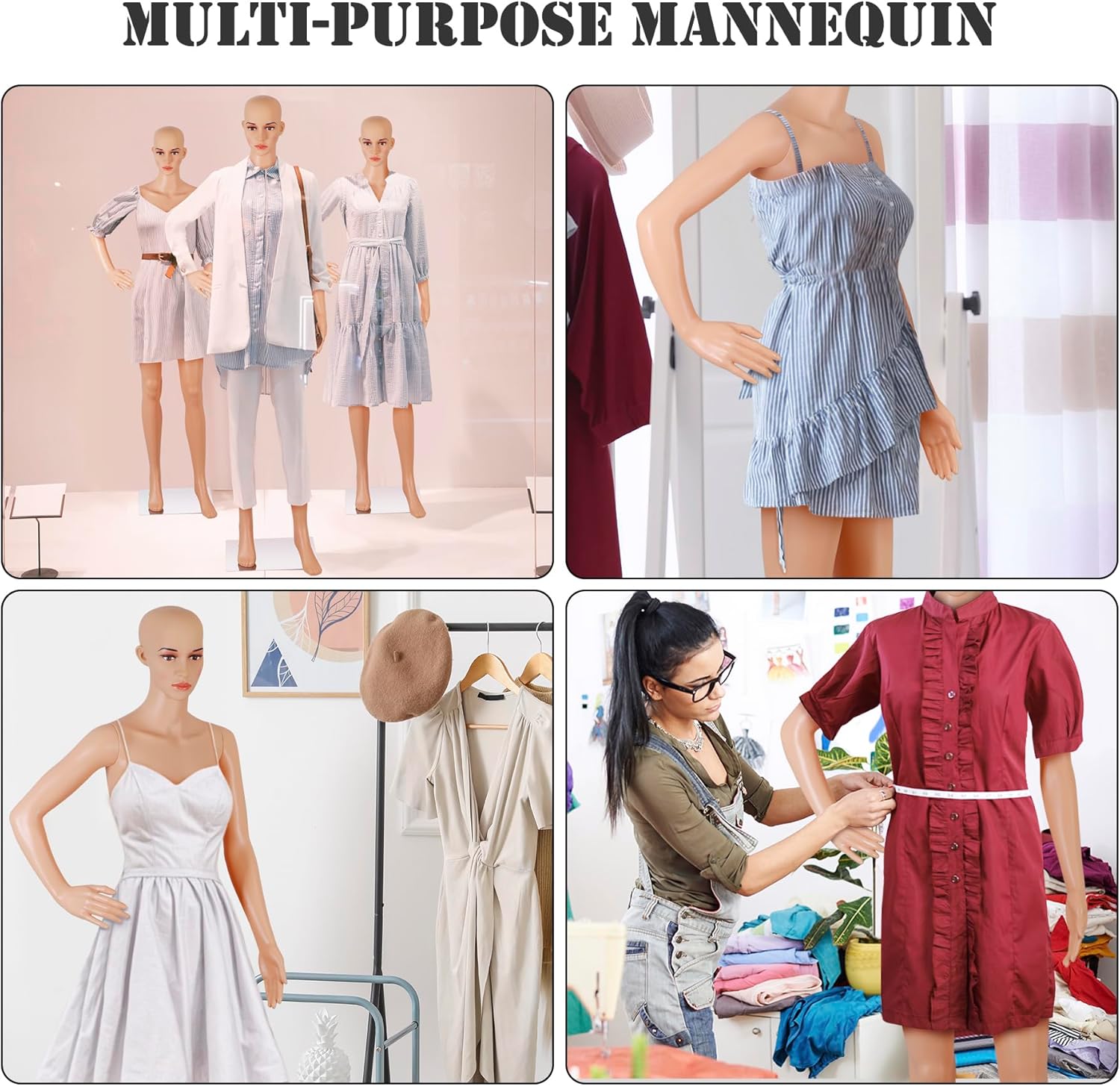Blue Pinafore Denim Dress