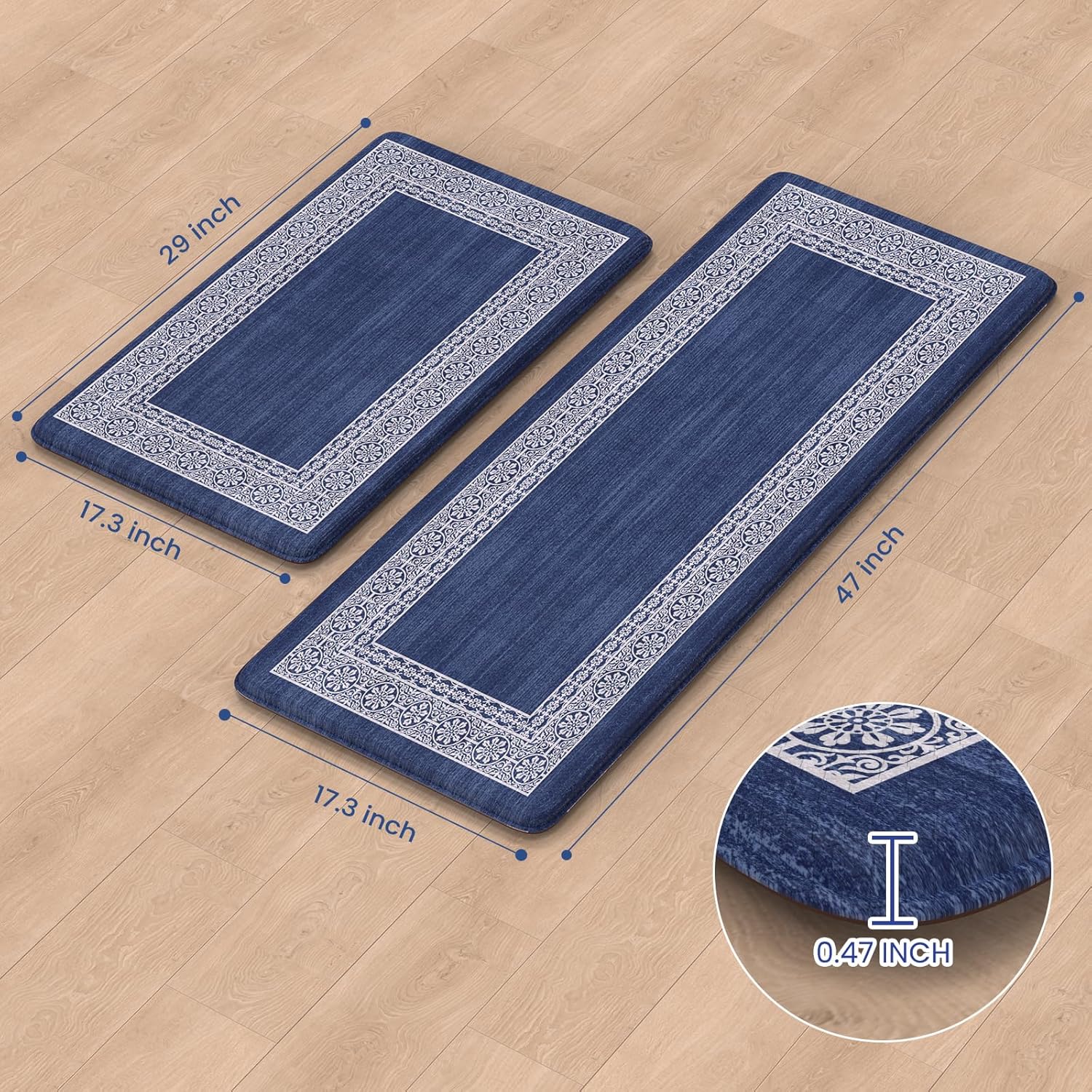 Blue Pinafore Denim Dress