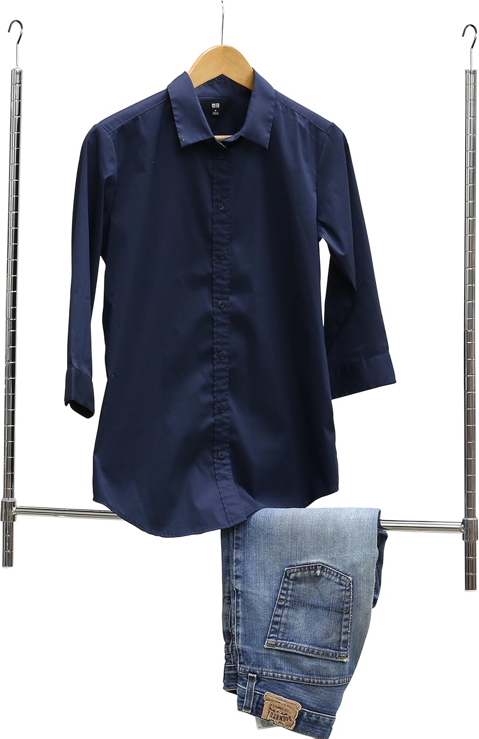 Blue Pinafore Denim Dress