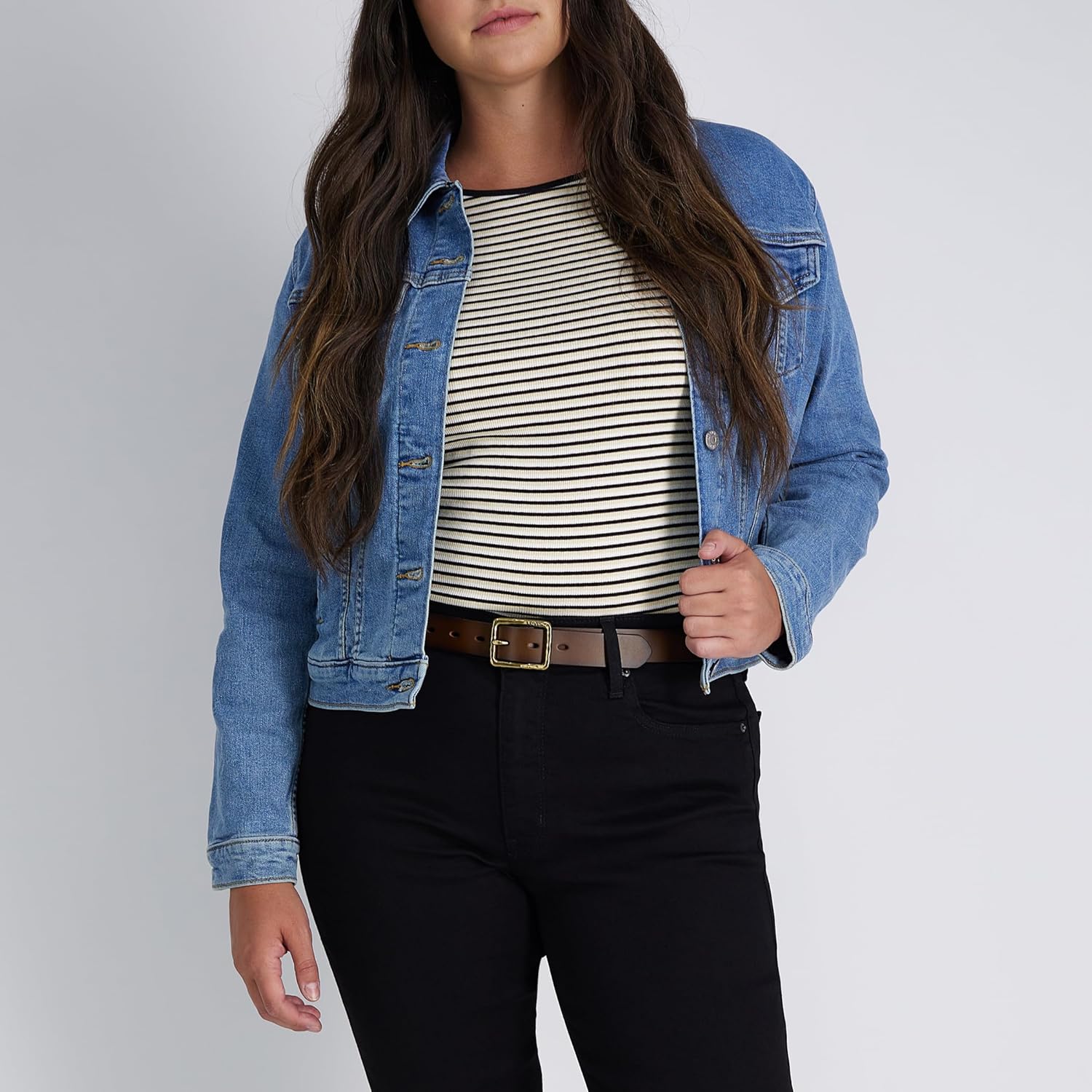 Blue Pinafore Denim Dress