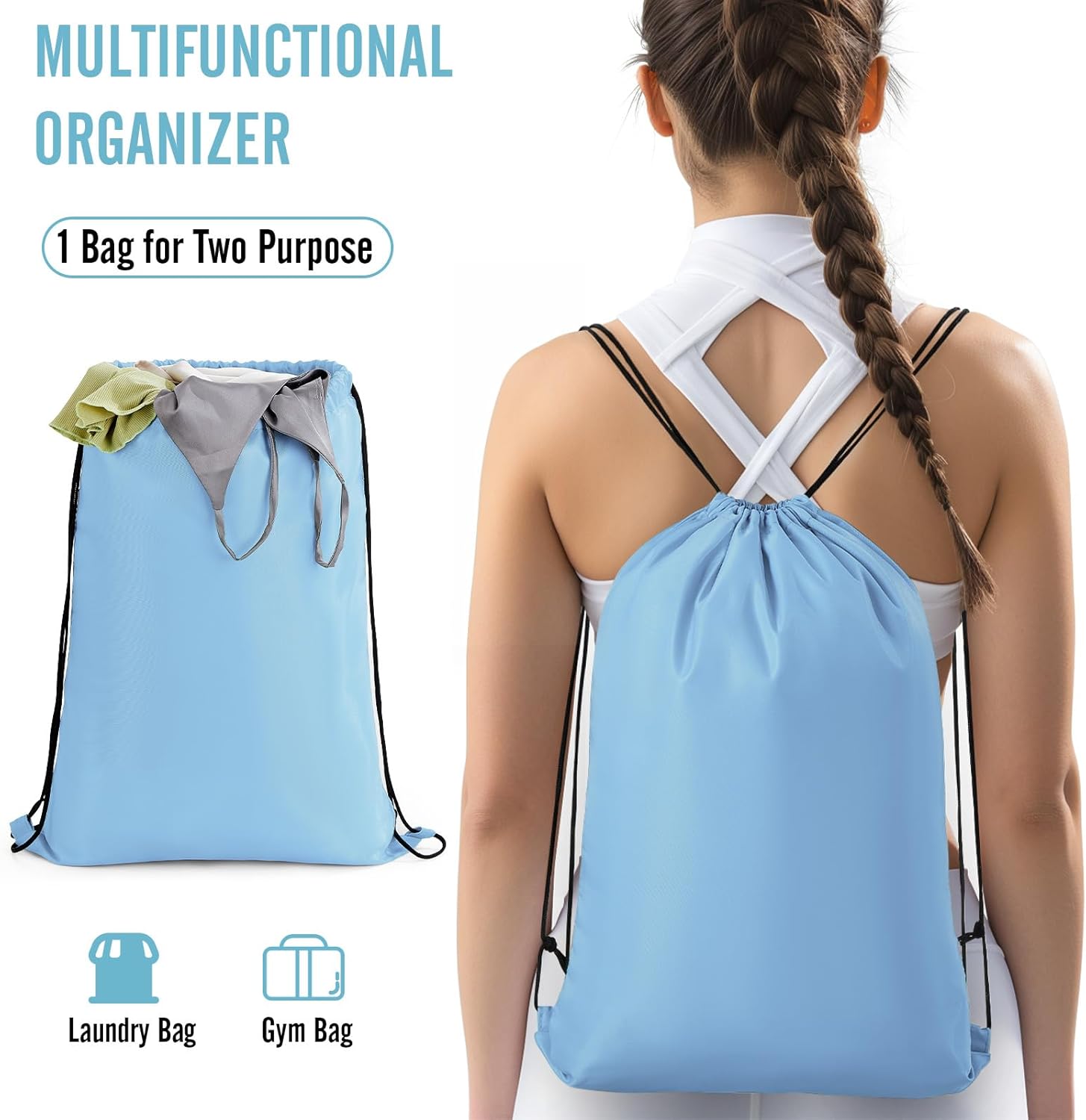 Blue Pinafore Denim Dress