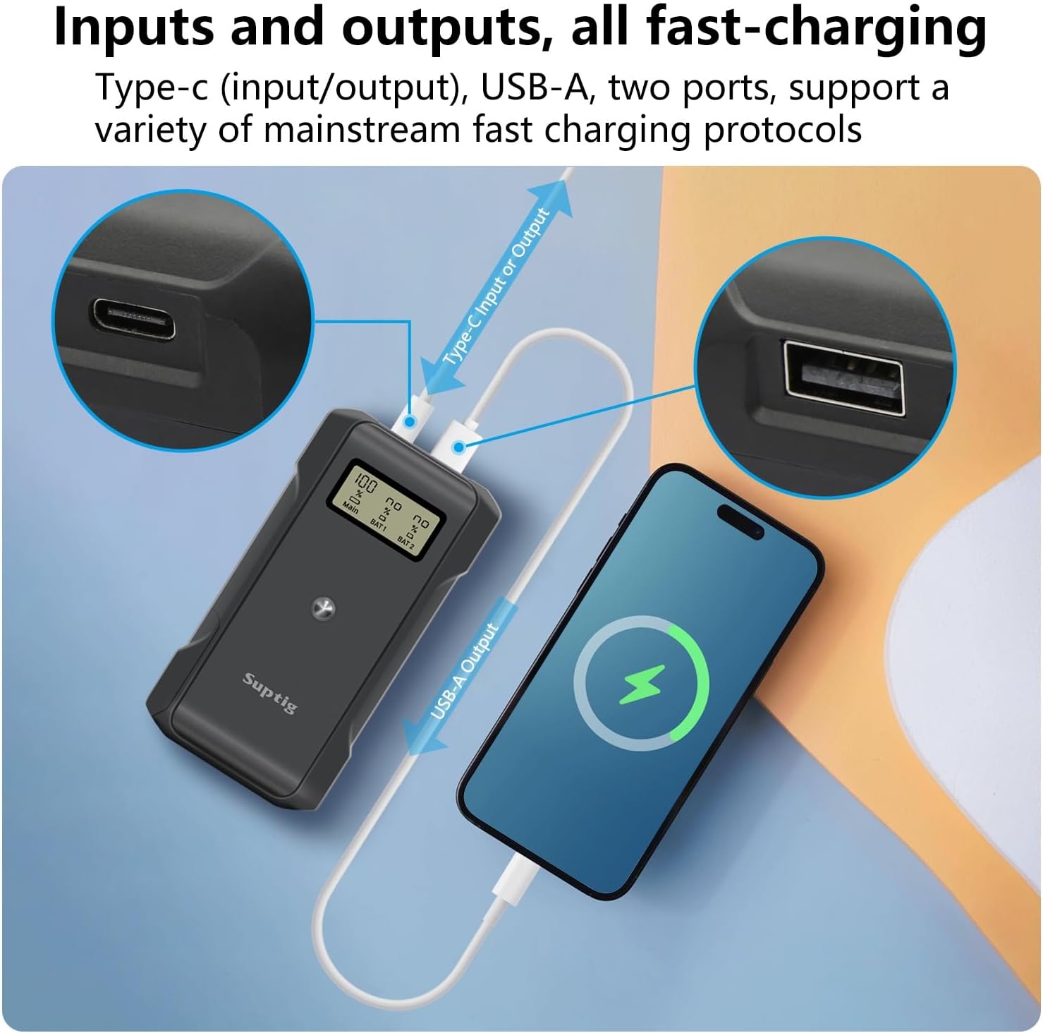 Blue Pinafore Denim Dress