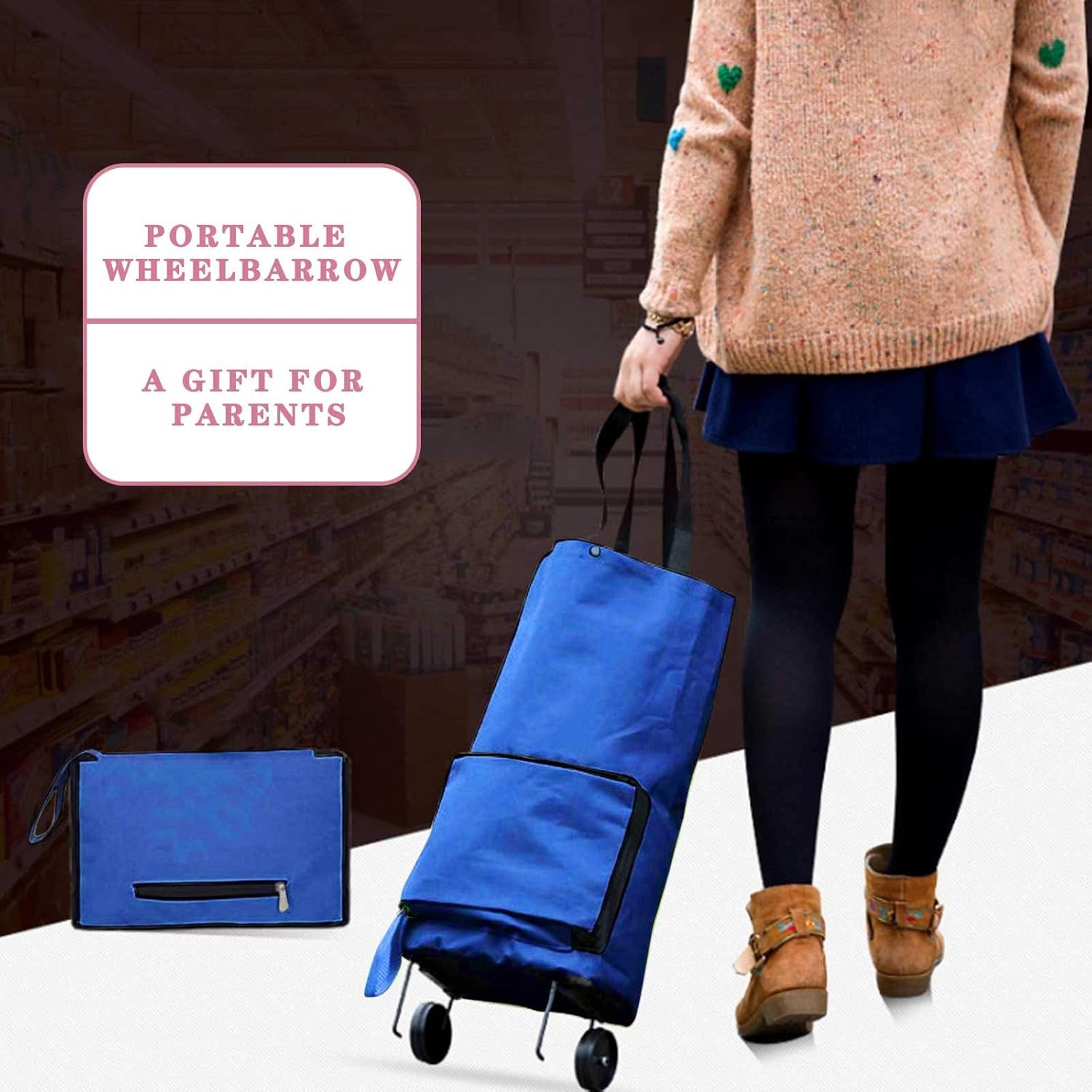Blue Pinafore Denim Dress