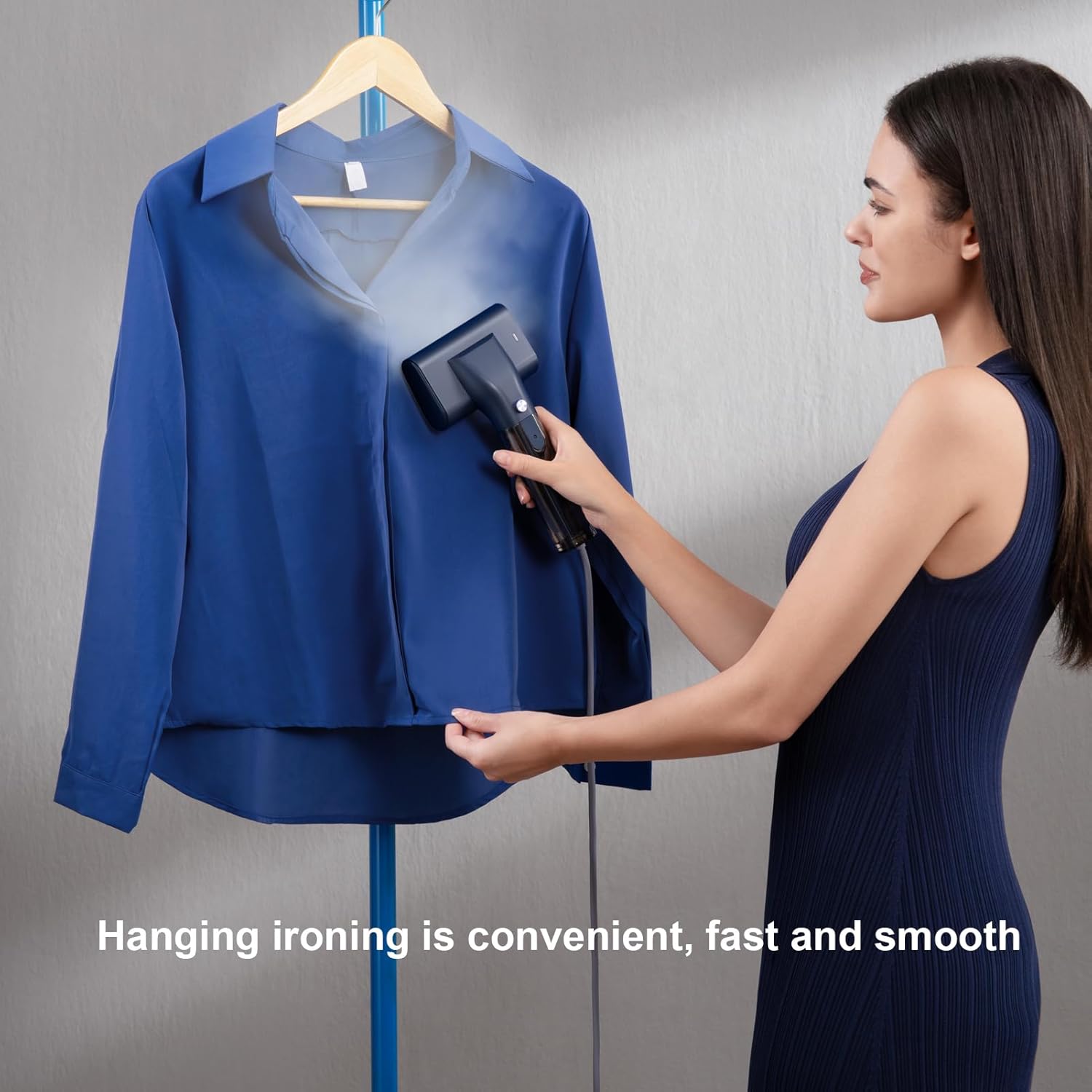 Blue Pinafore Denim Dress