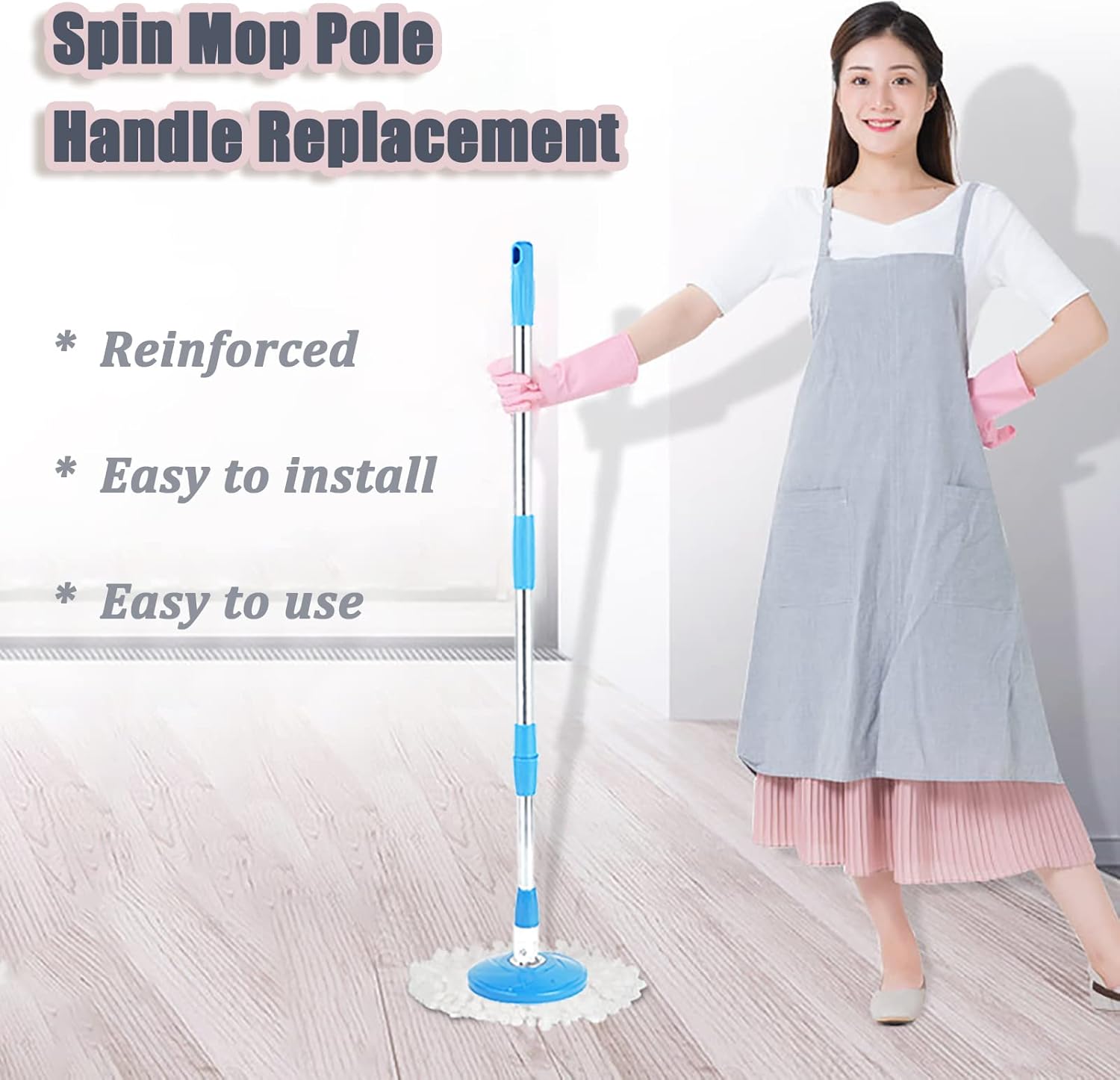 Blue Pinafore Denim Dress