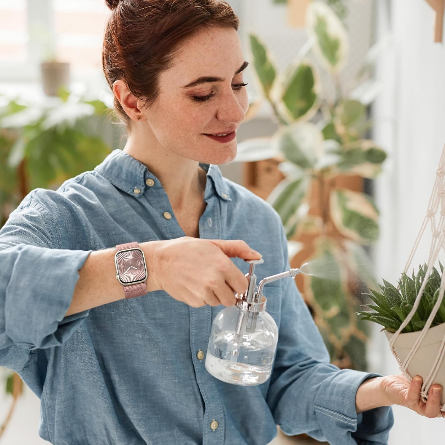 Blue Pinafore Denim Dress