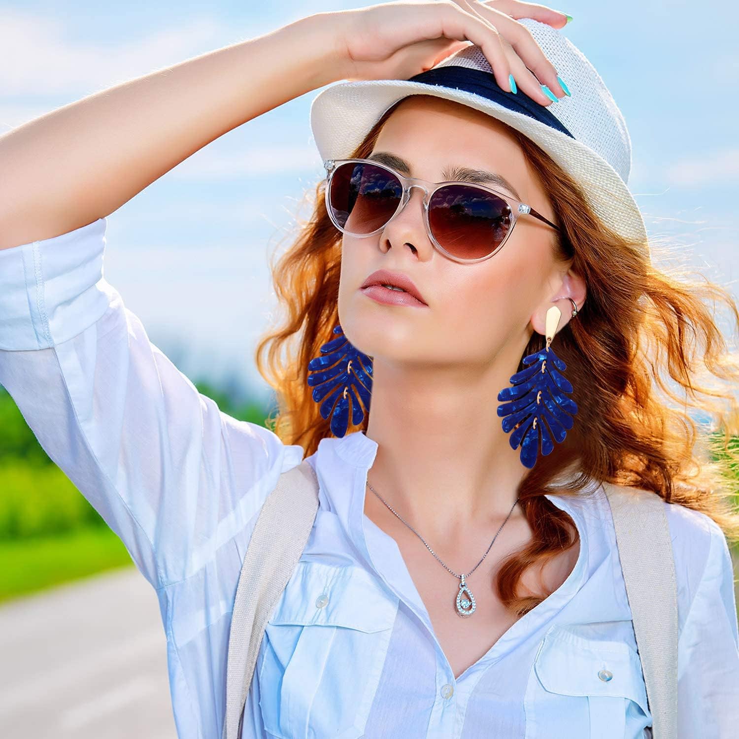 Blue Pinafore Denim Dress