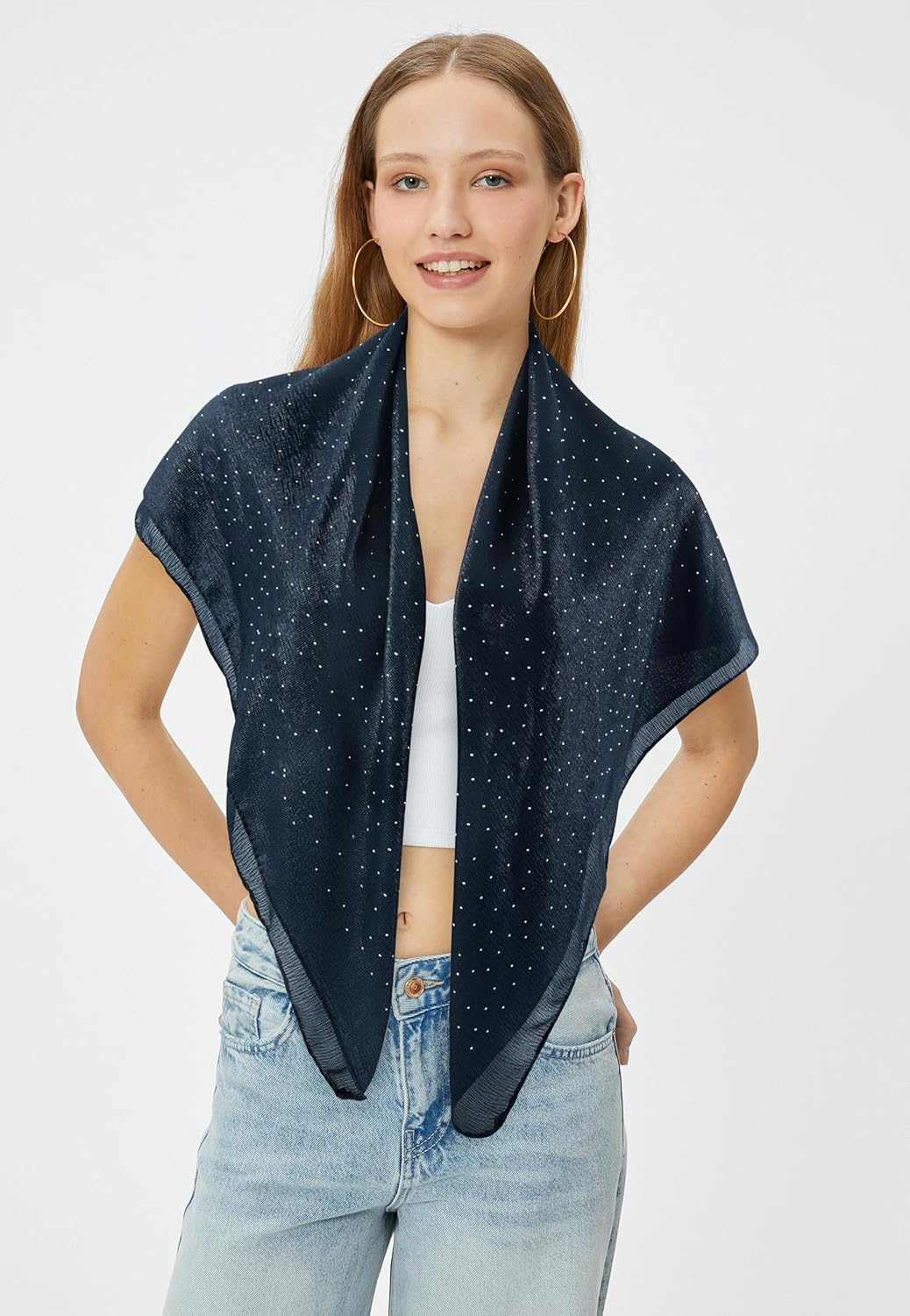 Blue Pinafore Denim Dress