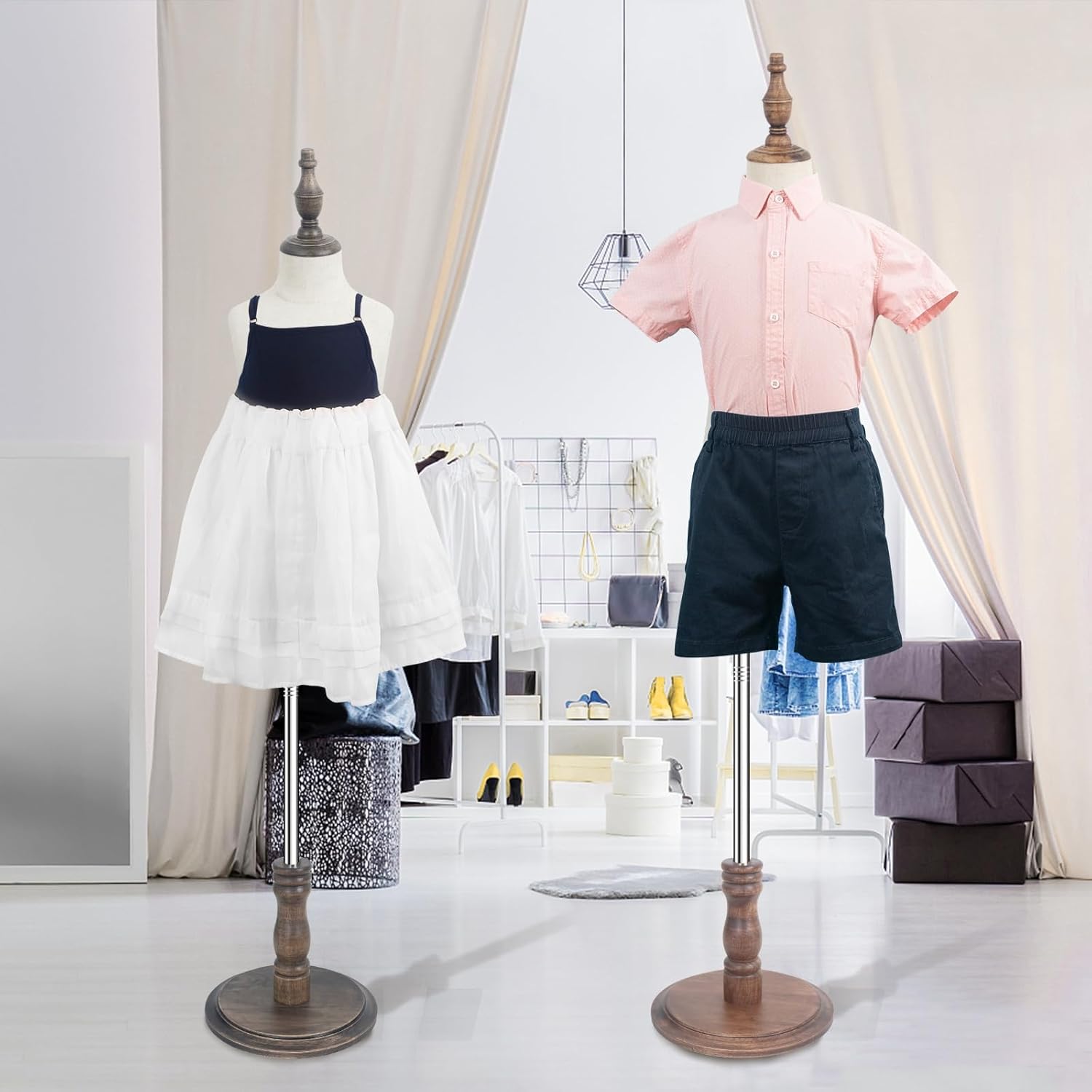 Blue Pinafore Denim Dress