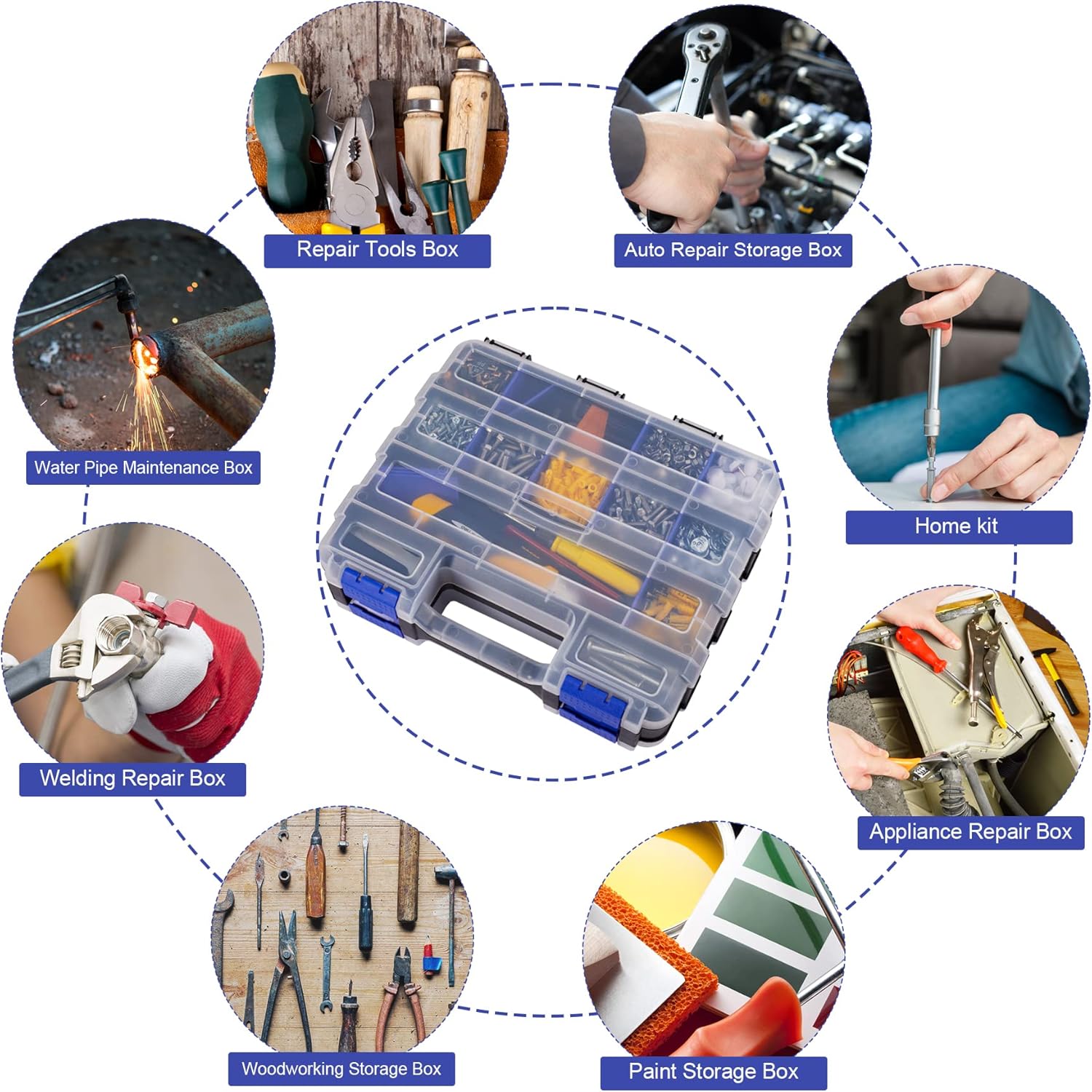 Blue Pinafore Denim Dress