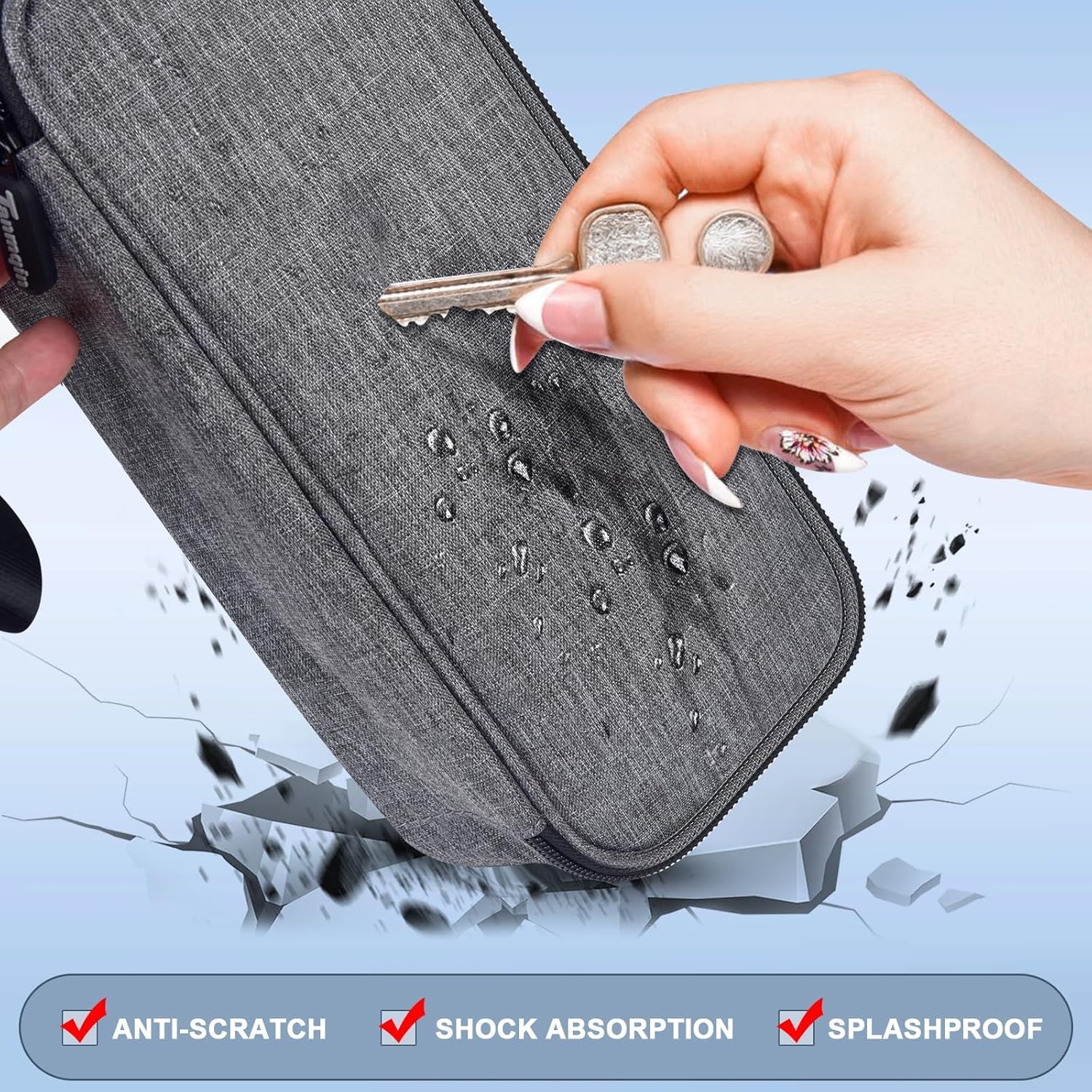 Blue Pinafore Denim Dress