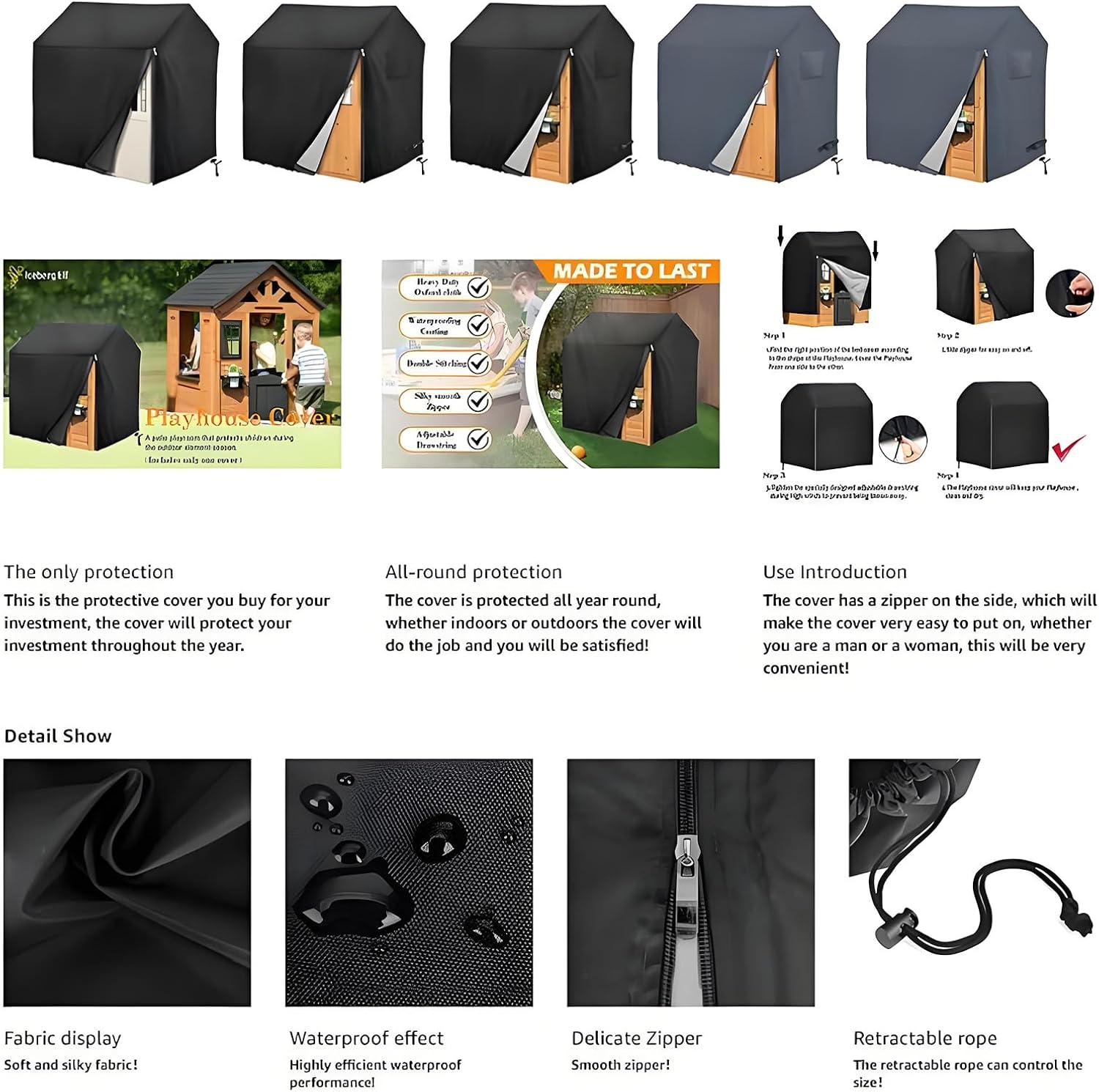 Blue Pinafore Denim Dress