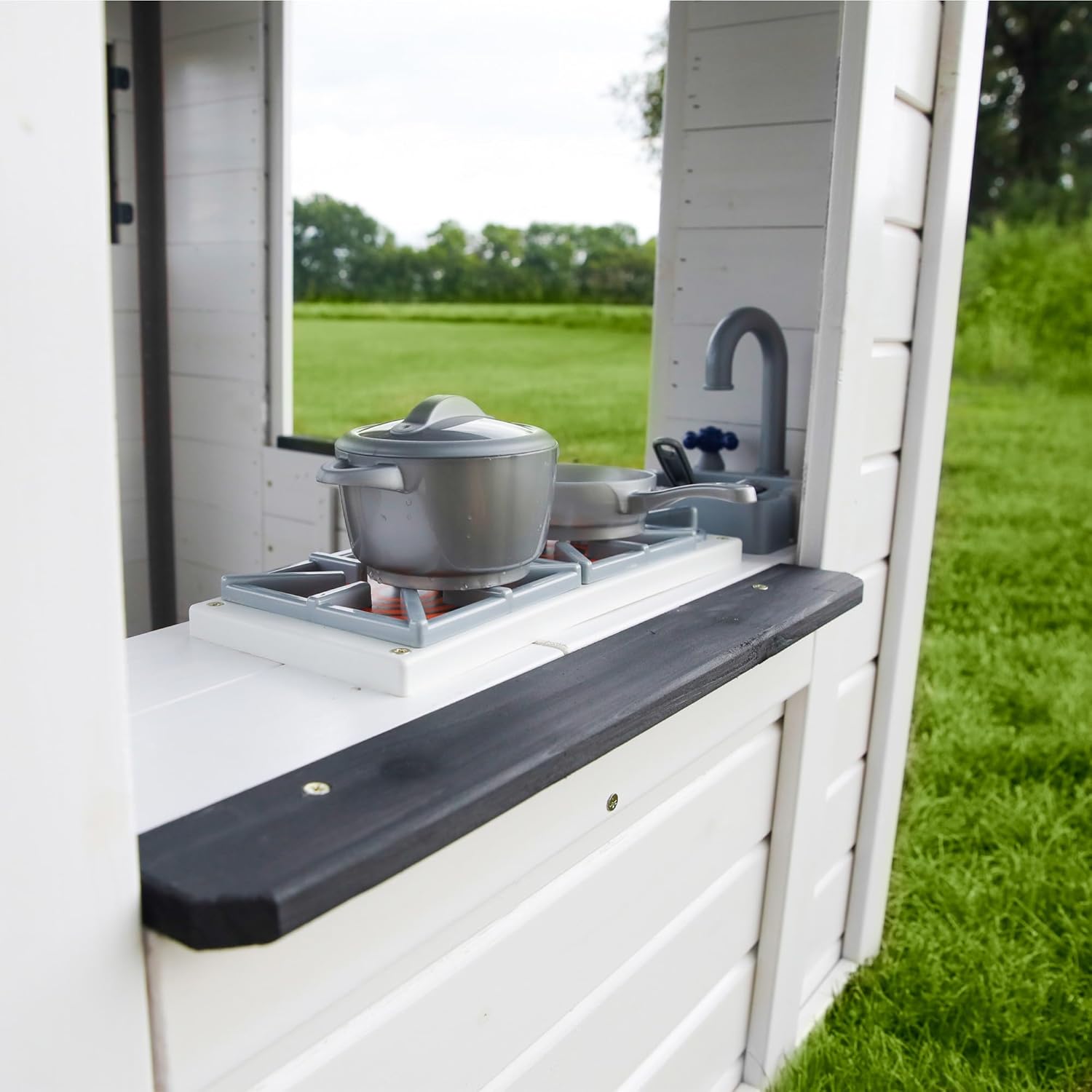 Blue Pinafore Denim Dress