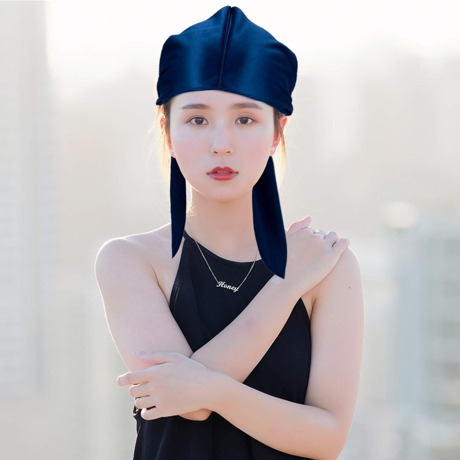 Blue Pinafore Denim Dress