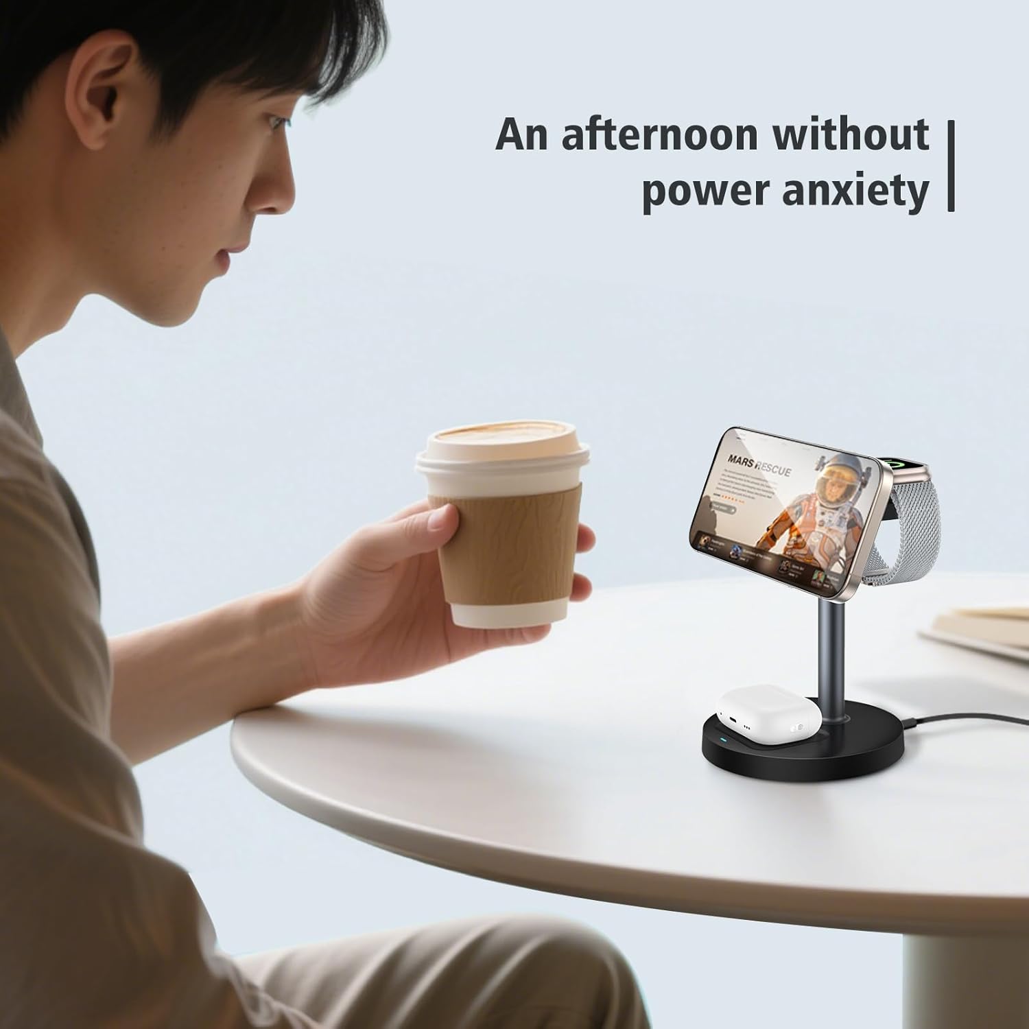 Blue Pinafore Denim Dress