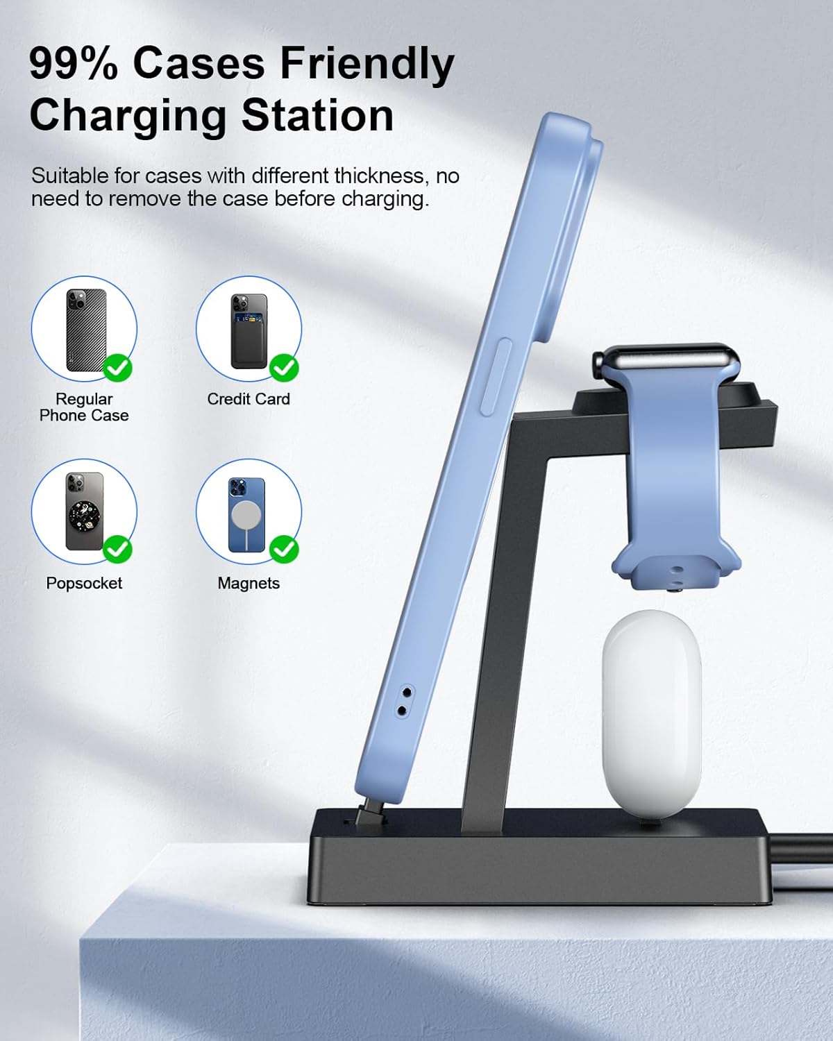 Blue Pinafore Denim Dress