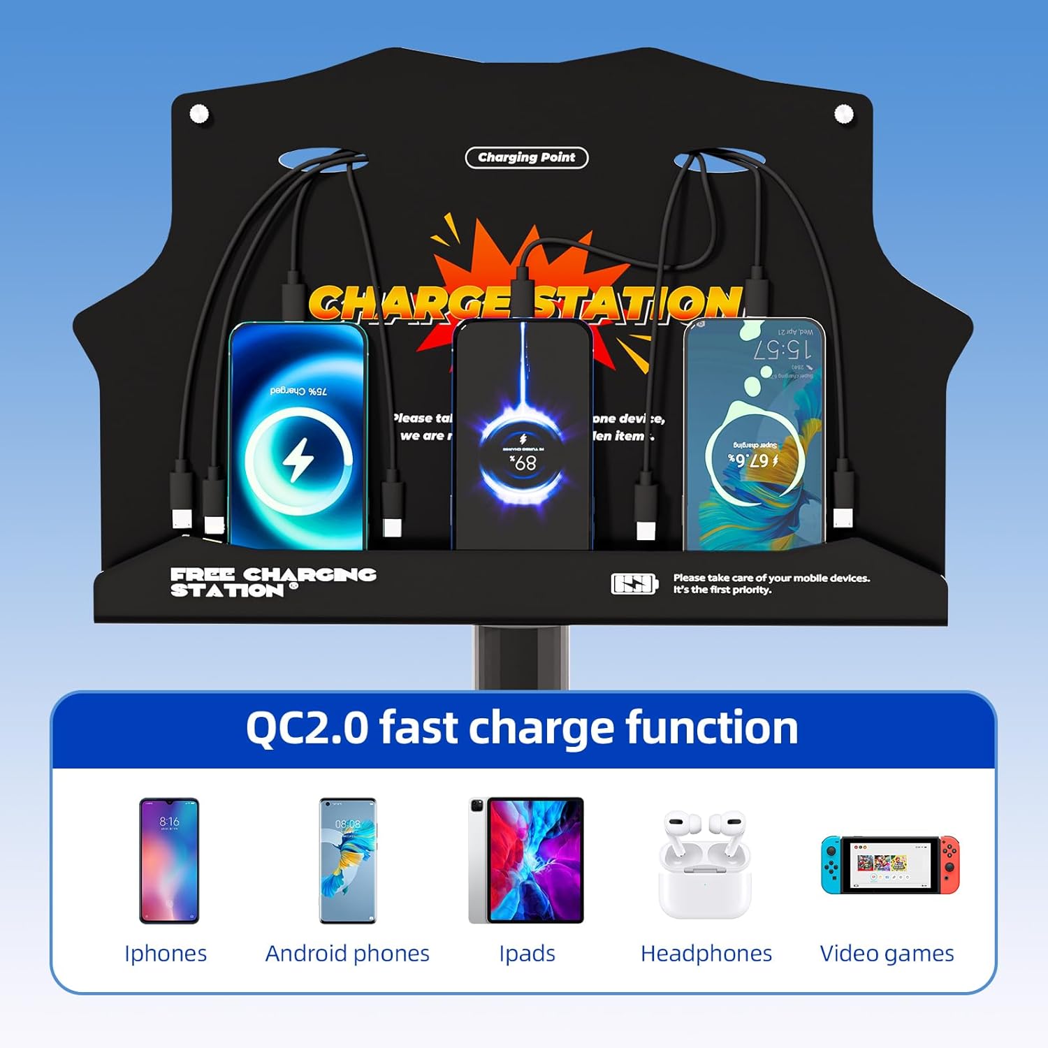 Blue Pinafore Denim Dress