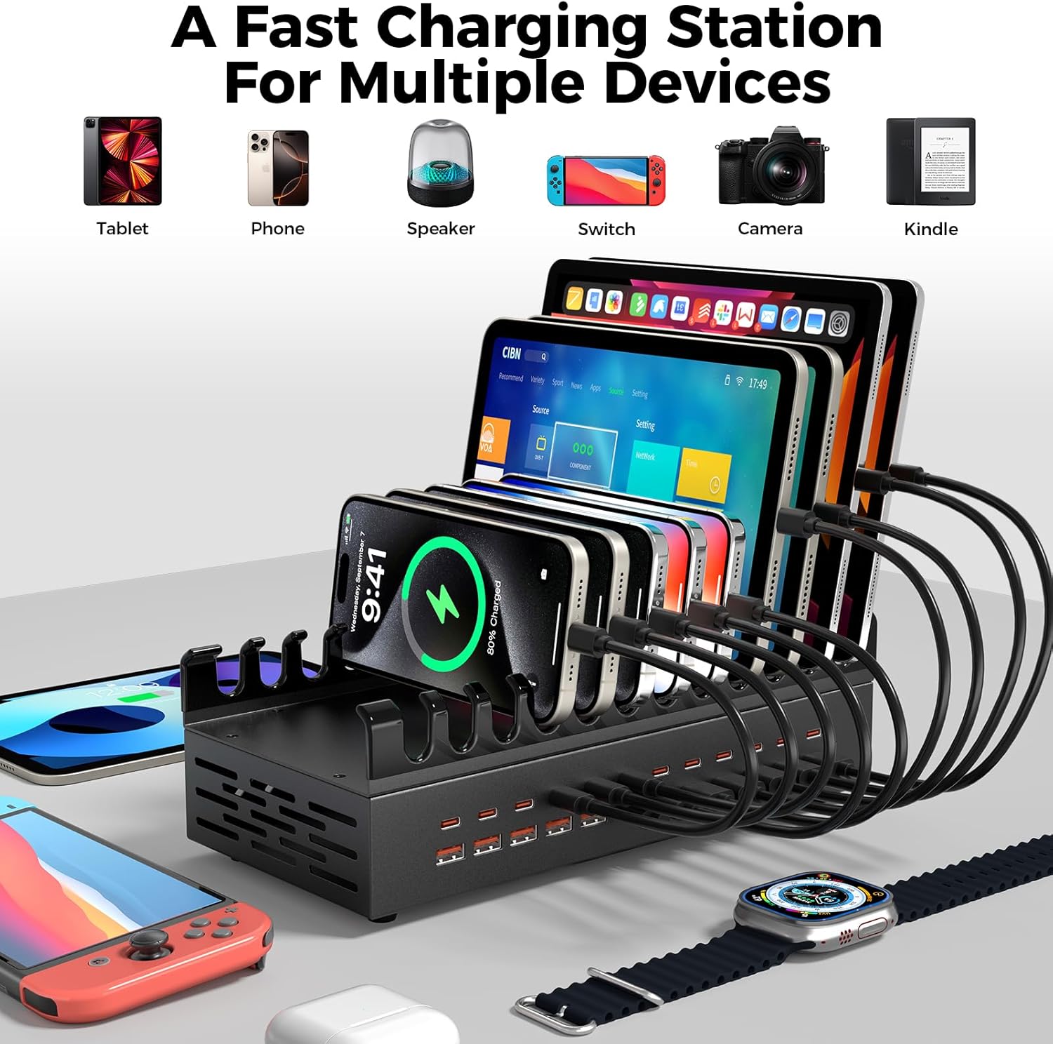 Blue Pinafore Denim Dress