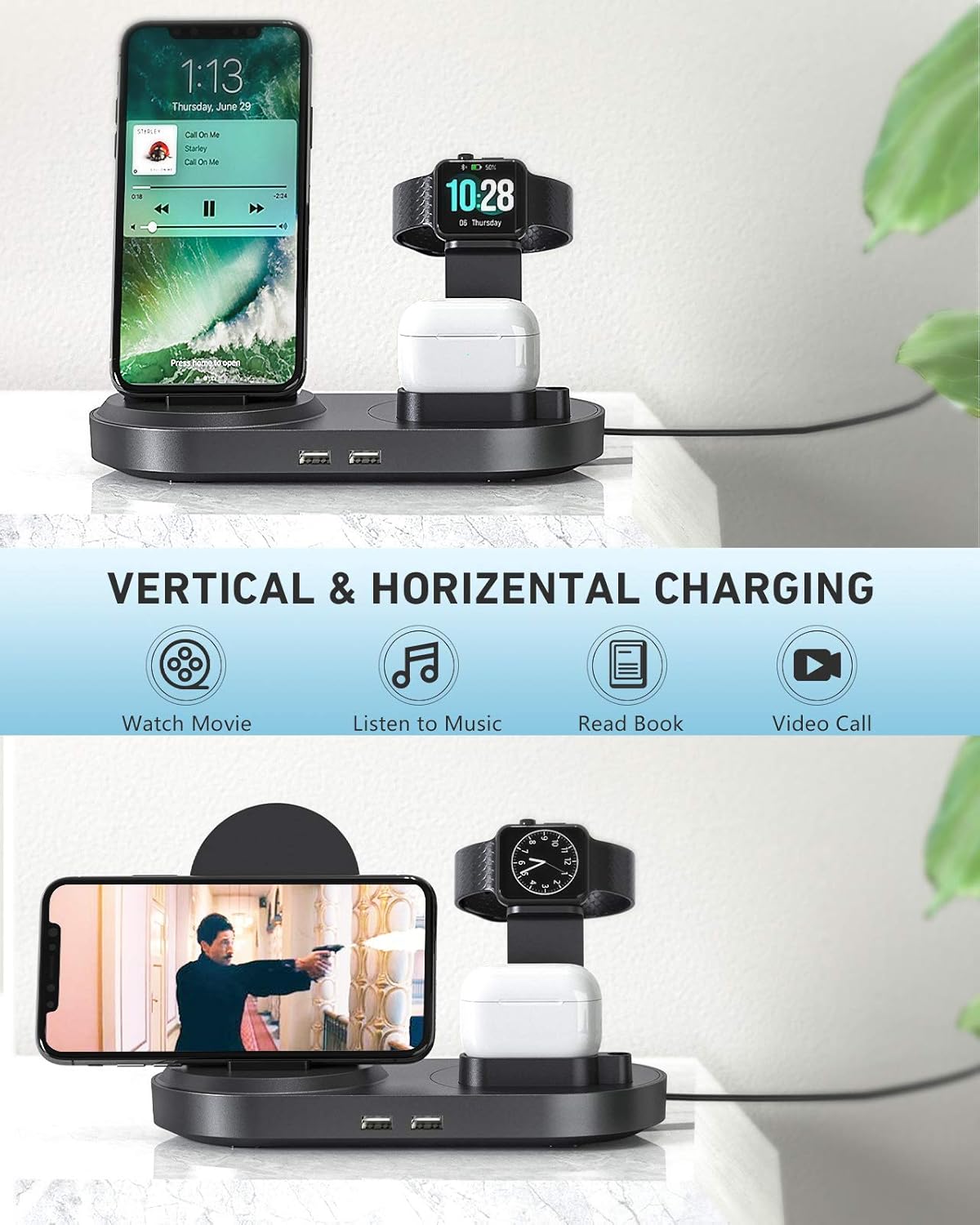 Blue Pinafore Denim Dress