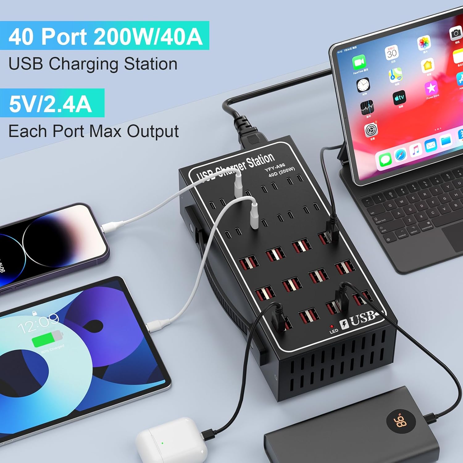 Blue Pinafore Denim Dress