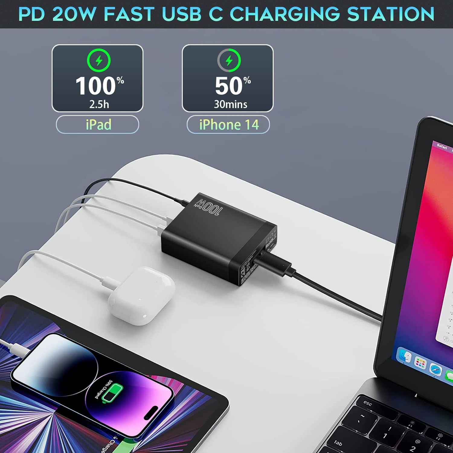 Blue Pinafore Denim Dress