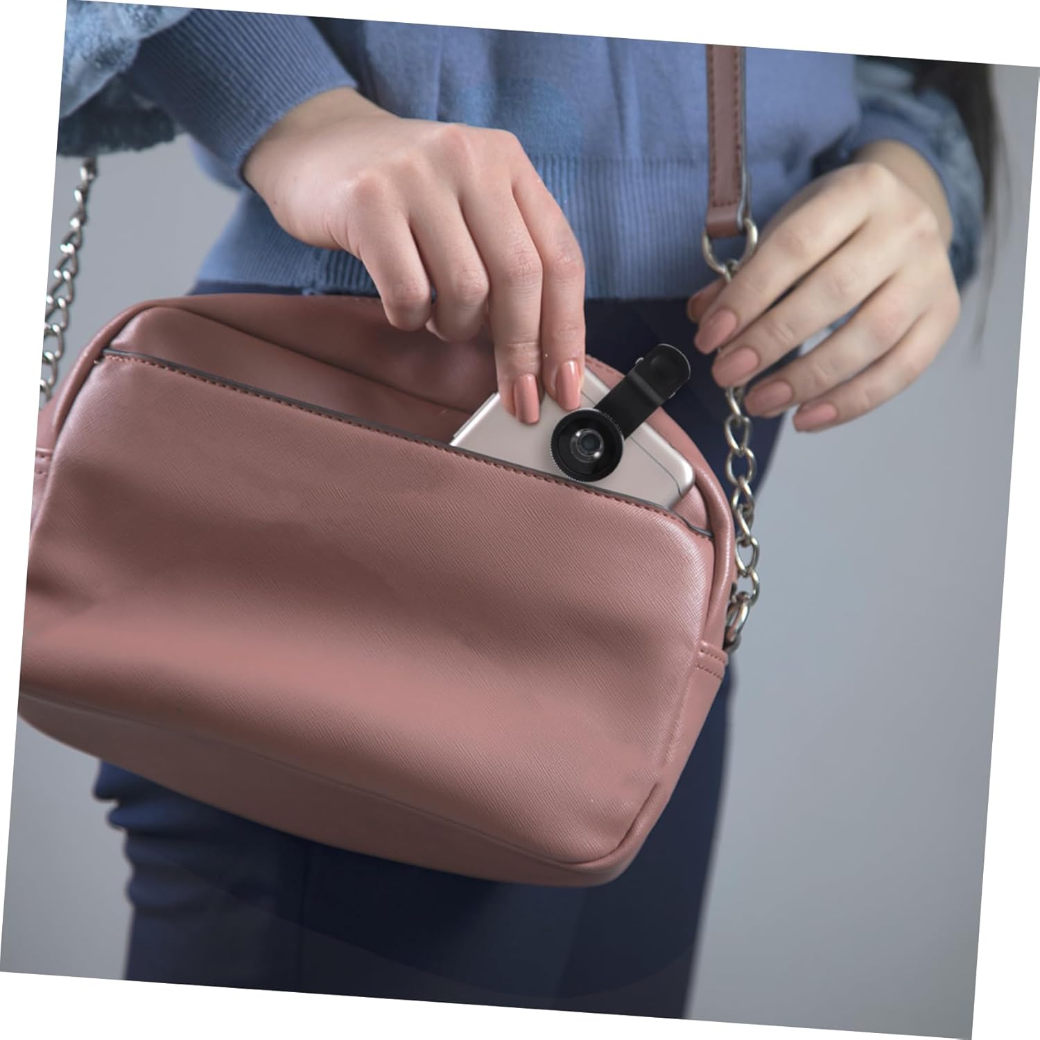 Blue Pinafore Denim Dress