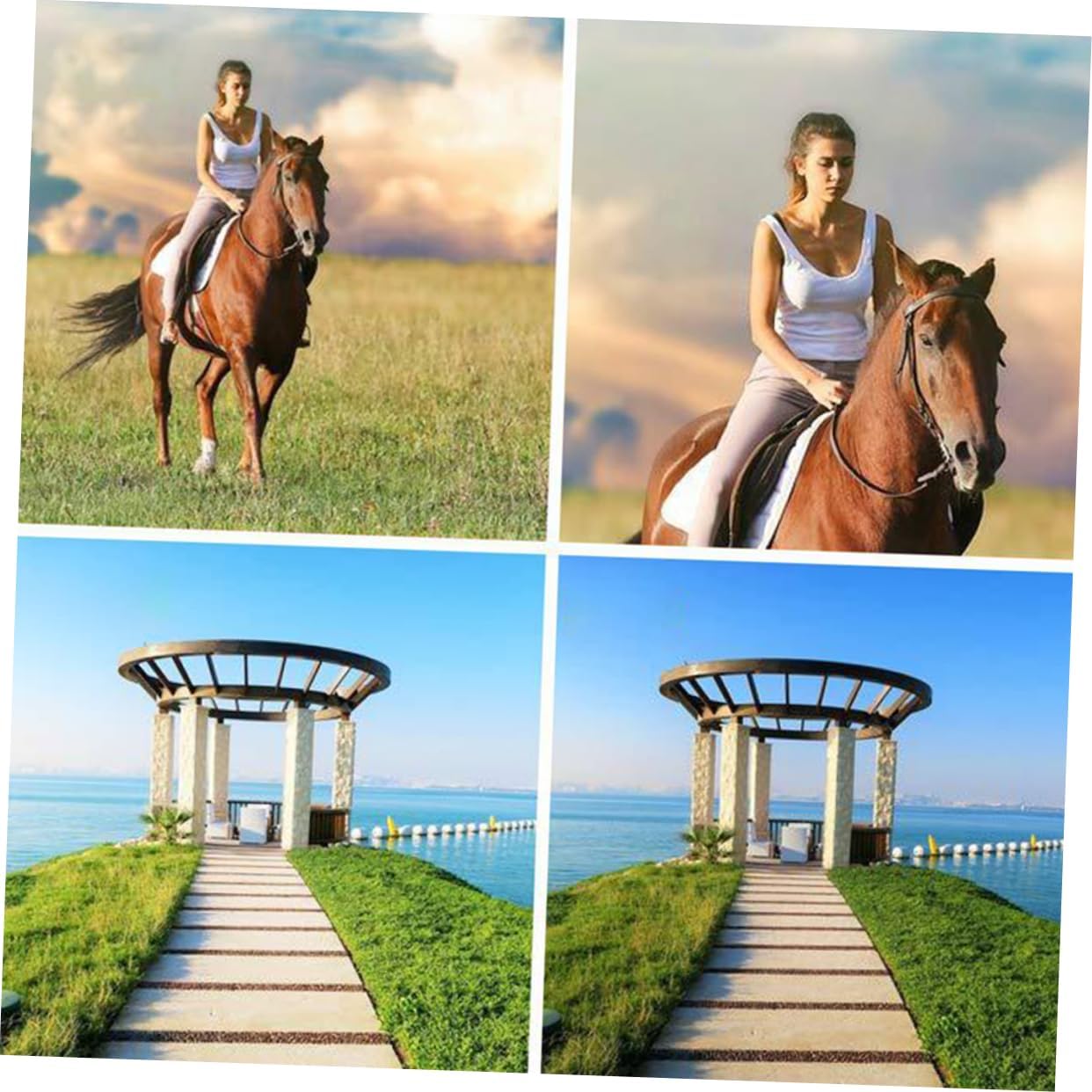 Blue Pinafore Denim Dress