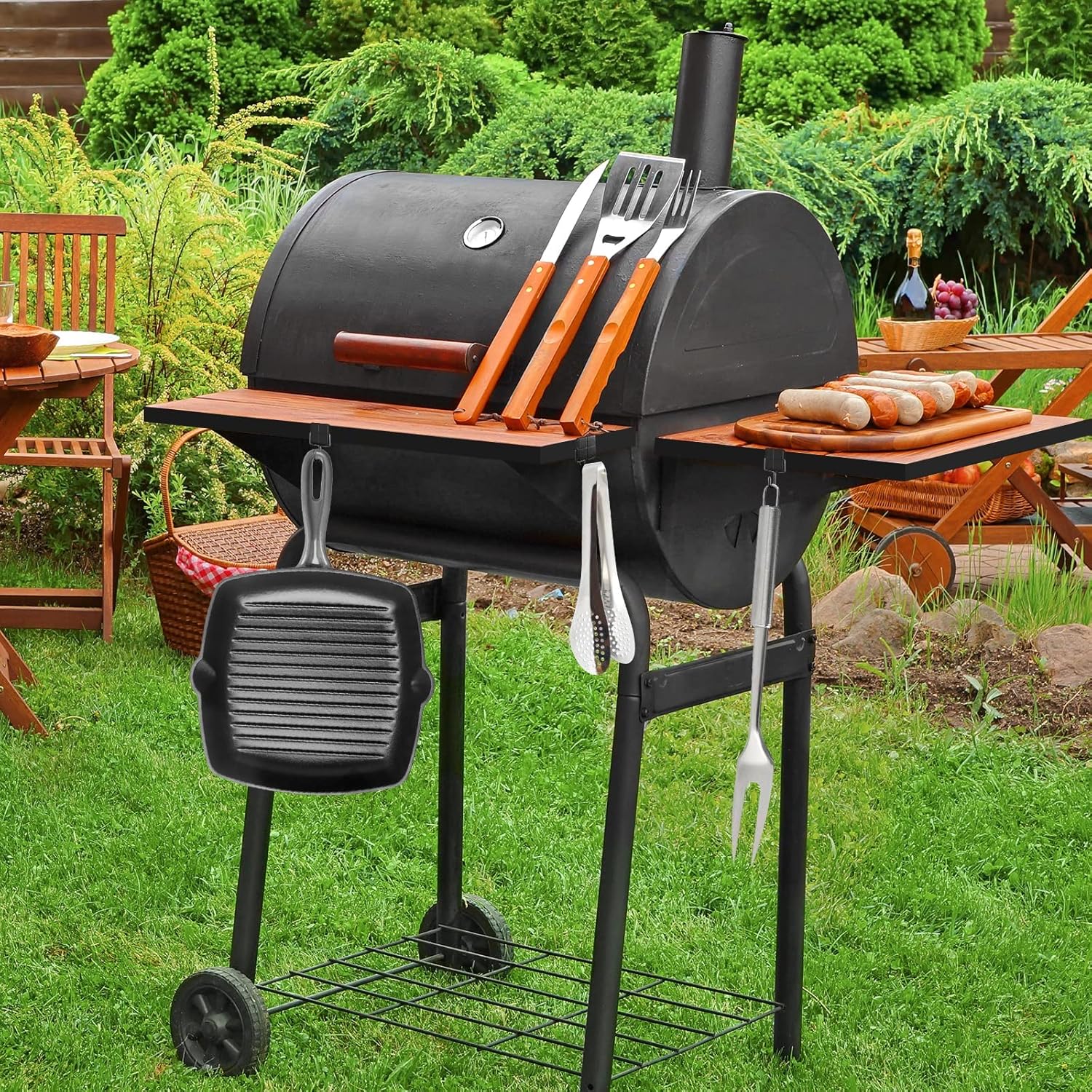 Blue Pinafore Denim Dress